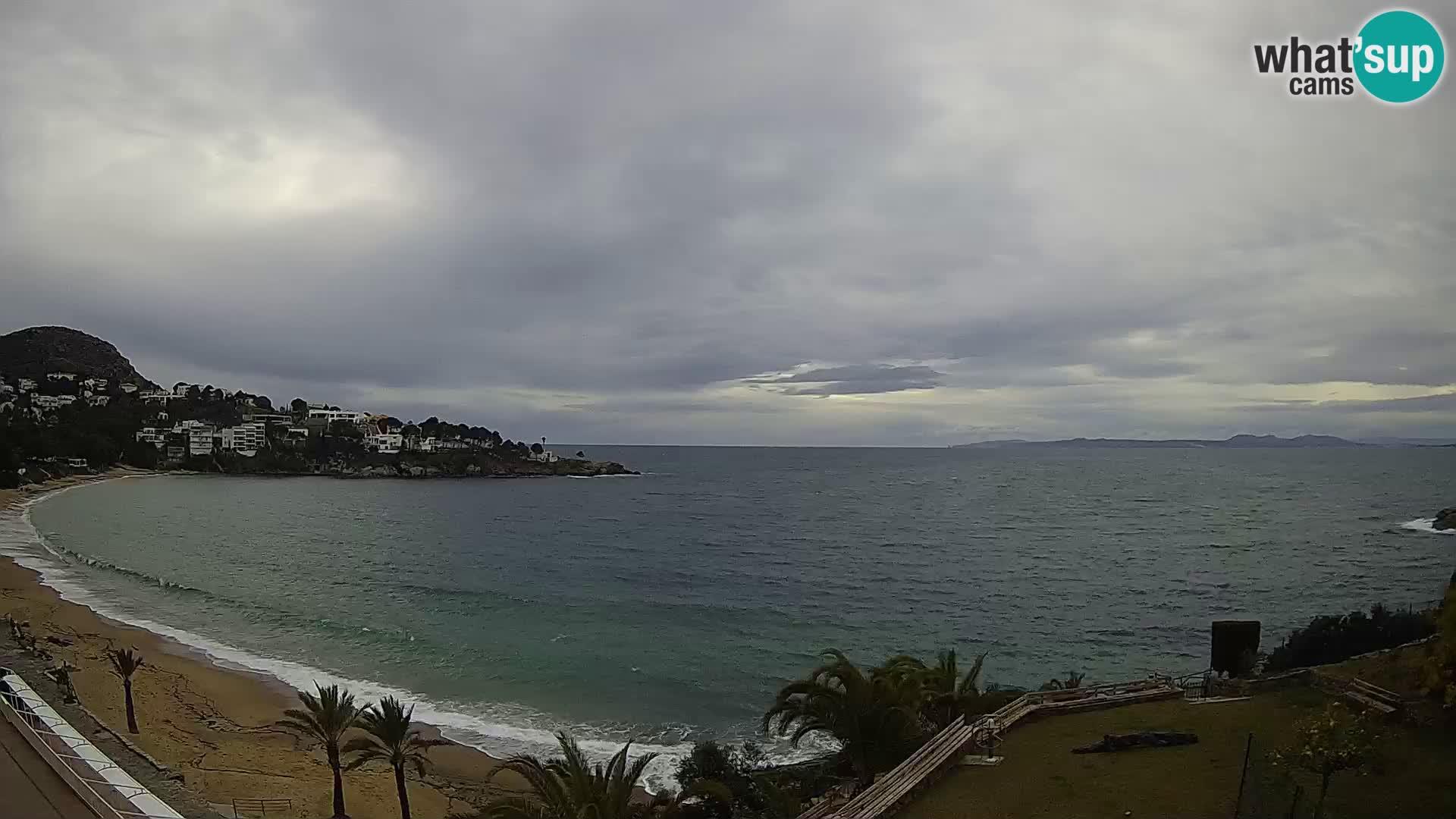 Platja de l’Almadrava Spiaggia Live Webcam Roses – Costa Brava – Spagna