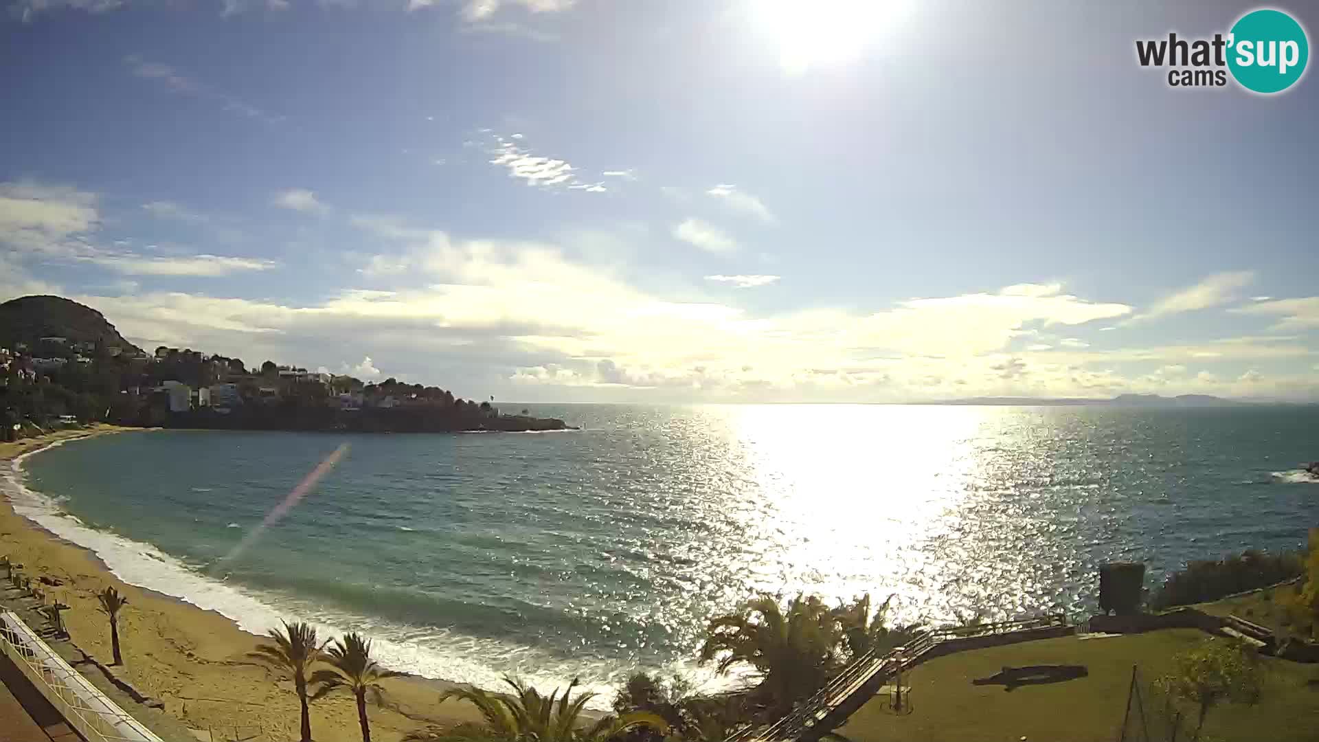 Playa de l’Almadrava camera en vivo Roses – Costa Brava – Espana