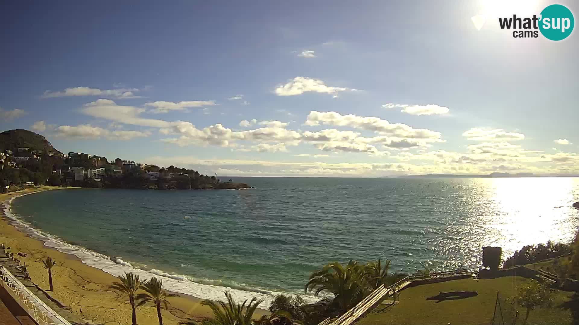 Playa de l’Almadrava camera en vivo Roses – Costa Brava – Espana