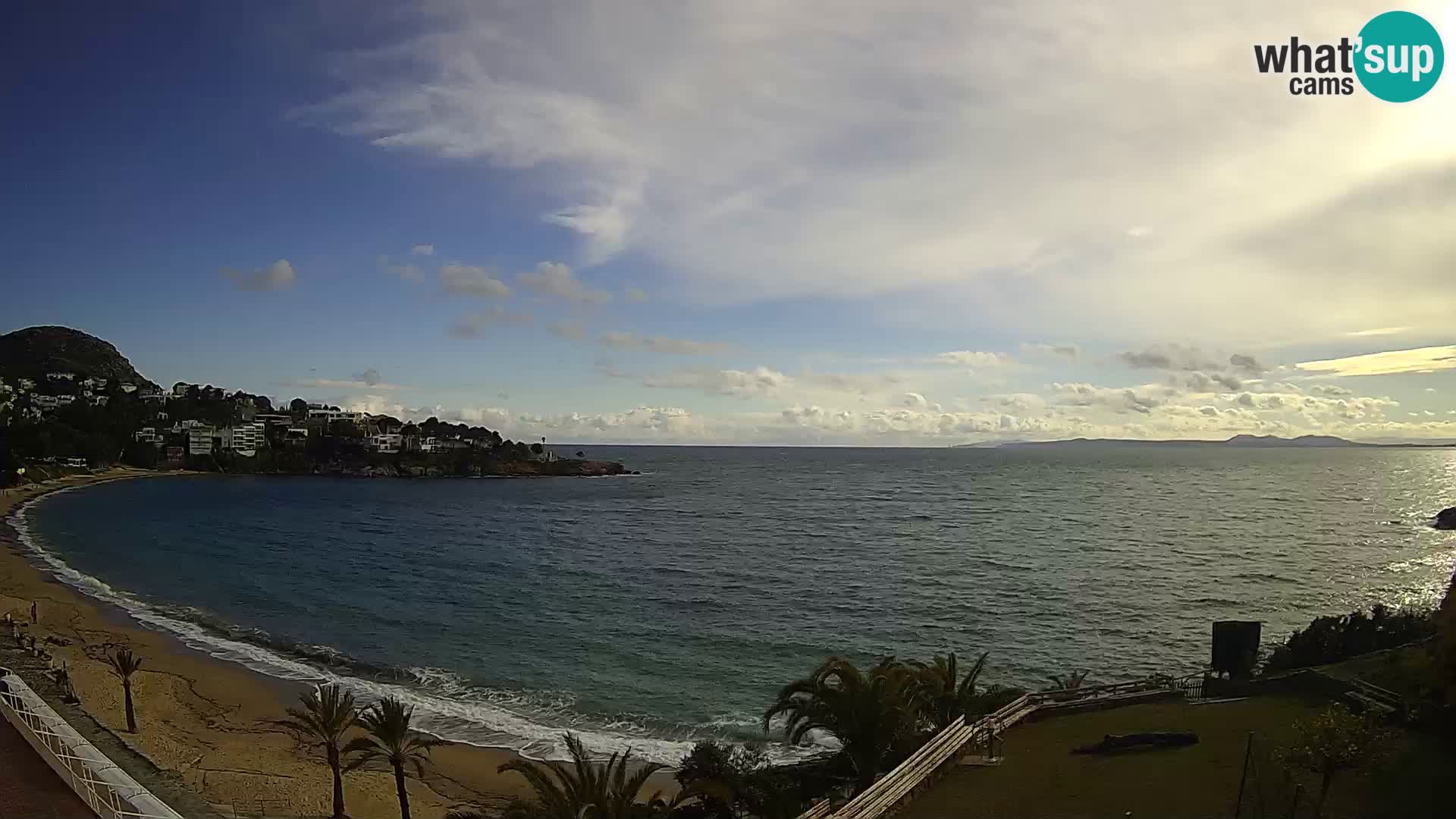 Platja de l’Almadrava Strand Webcam Roses – Costa Brava – Spanien