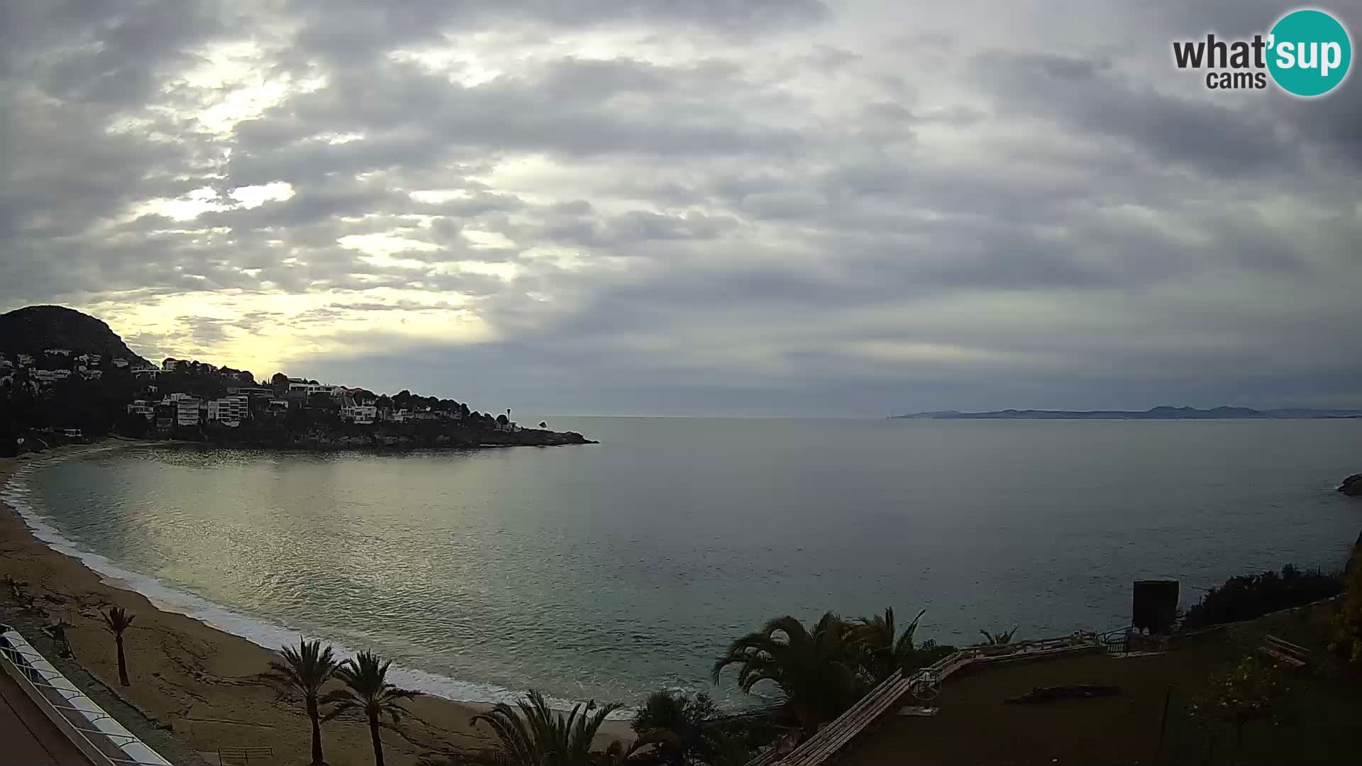 Plage de l’Almadrava Livecam Roses – Costa Brava – Espagne
