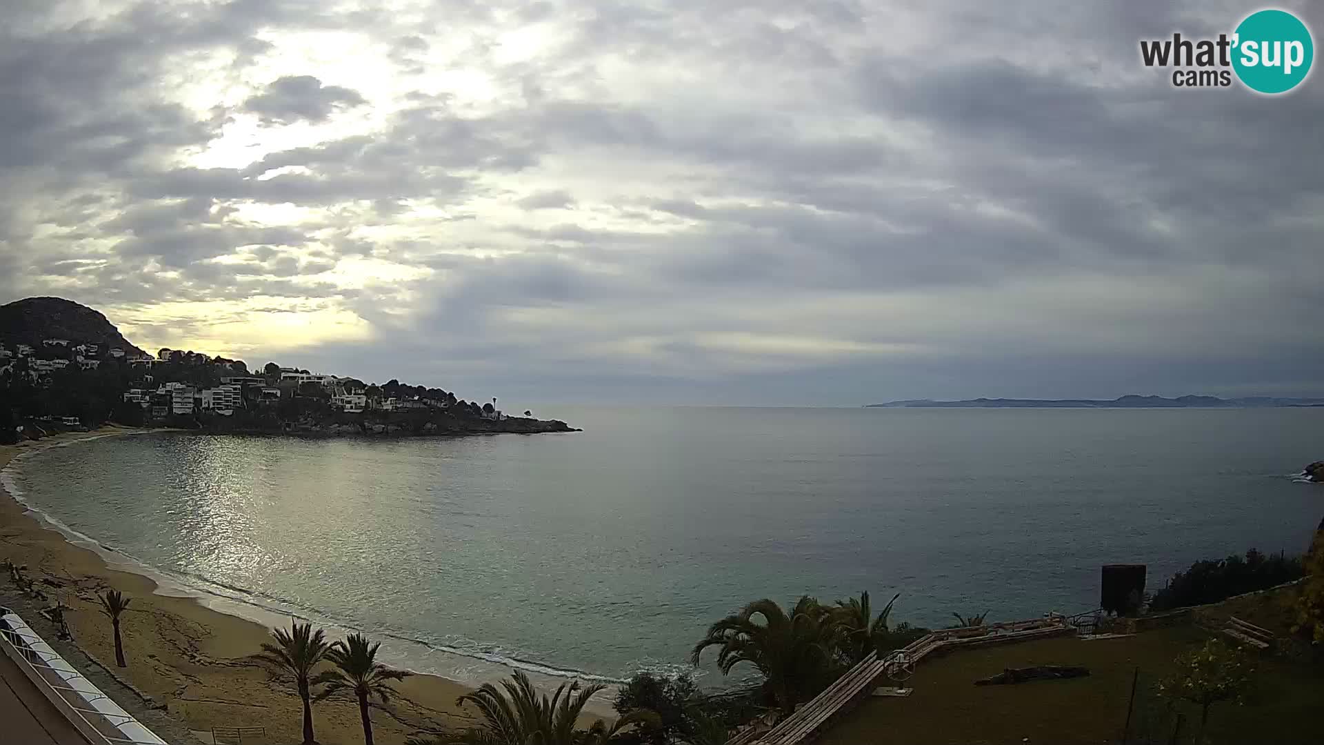 Platja de l’Almadrava Strand Webcam Roses – Costa Brava – Spanien