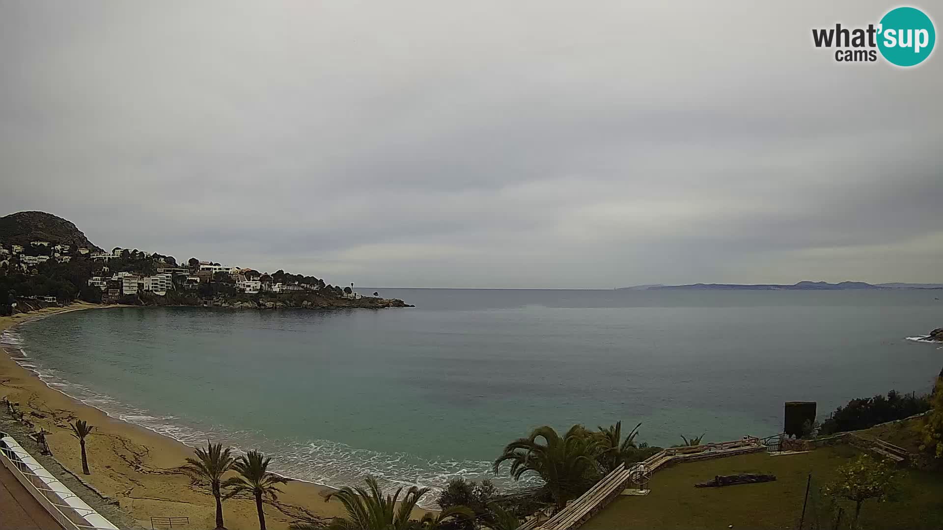 Plage de l’Almadrava Livecam Roses – Costa Brava – Espagne