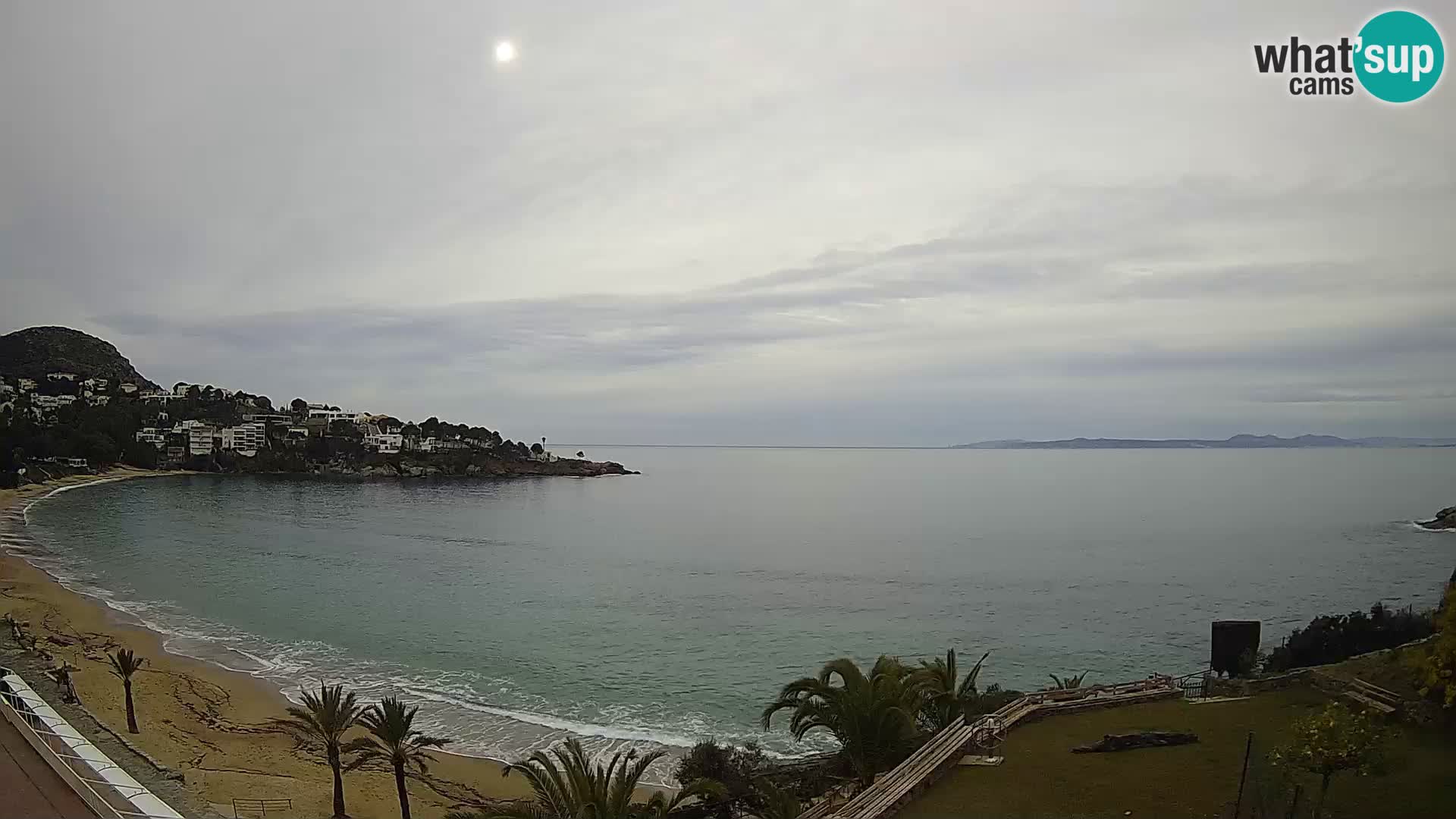 Plaža de l’Almadrava Spletna kamera Roses – Costa Brava – Španija