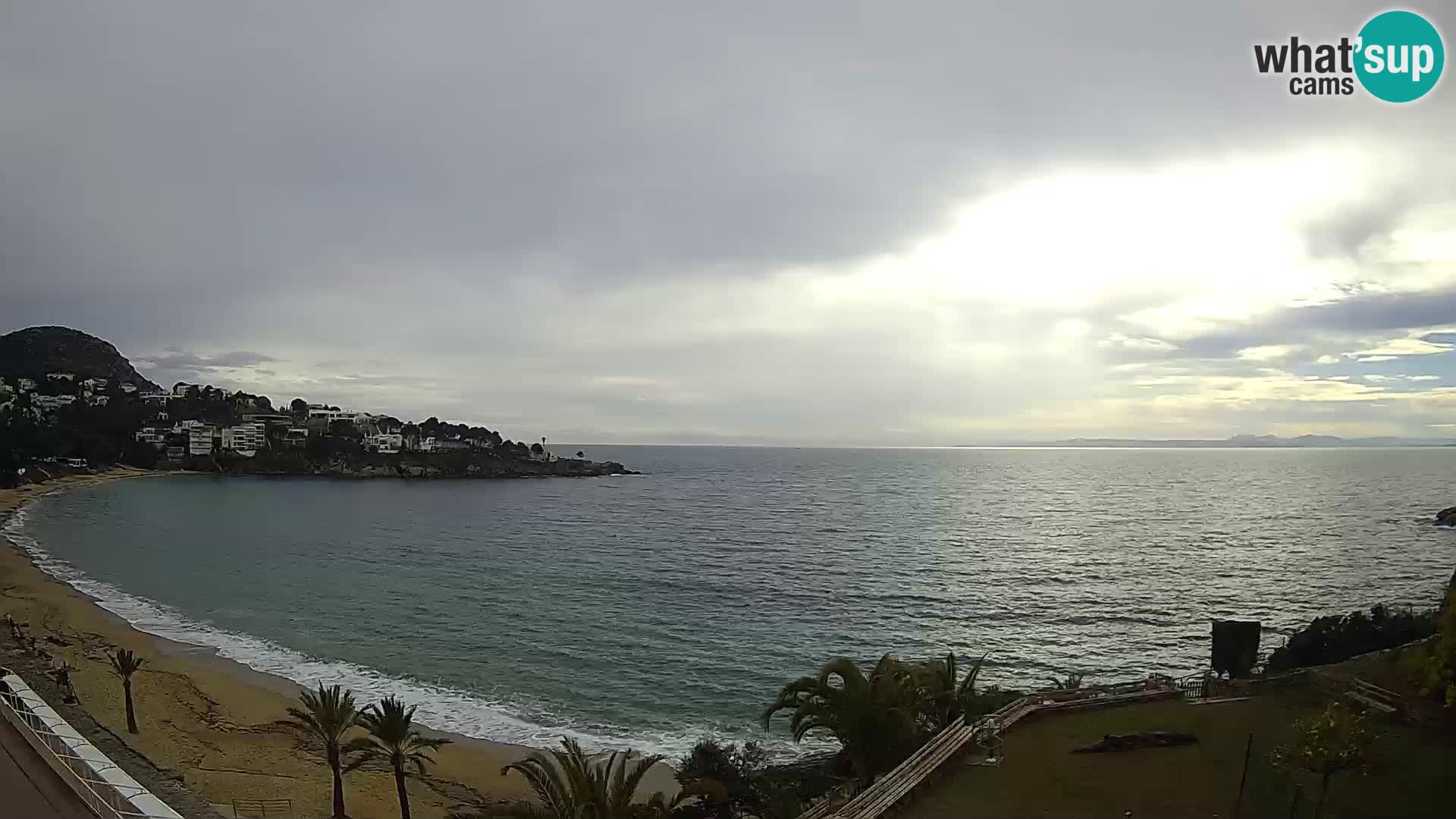 Plaža de l’Almadrava Spletna kamera Roses – Costa Brava – Španija