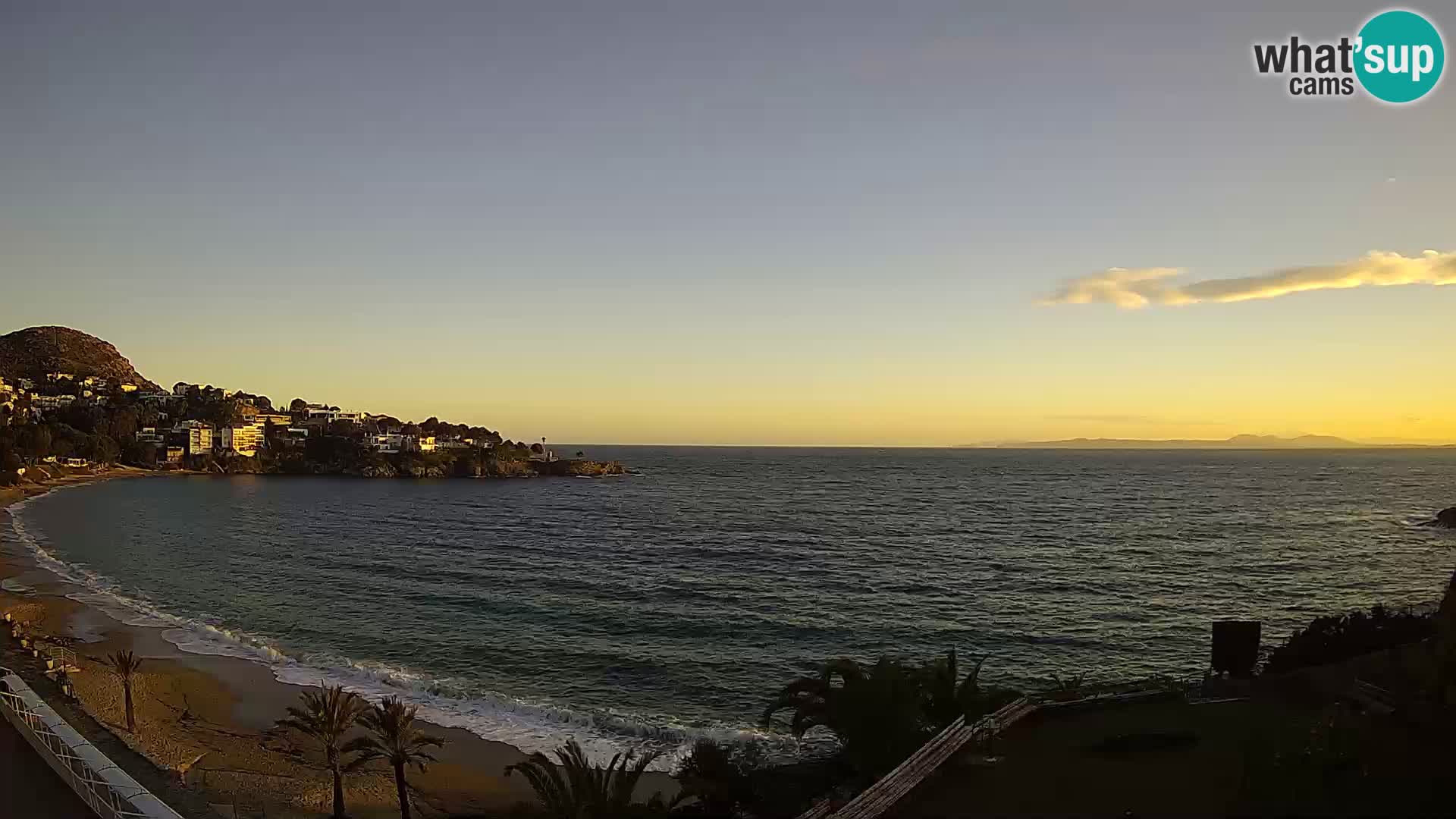 Plage de l’Almadrava Livecam Roses – Costa Brava – Espagne