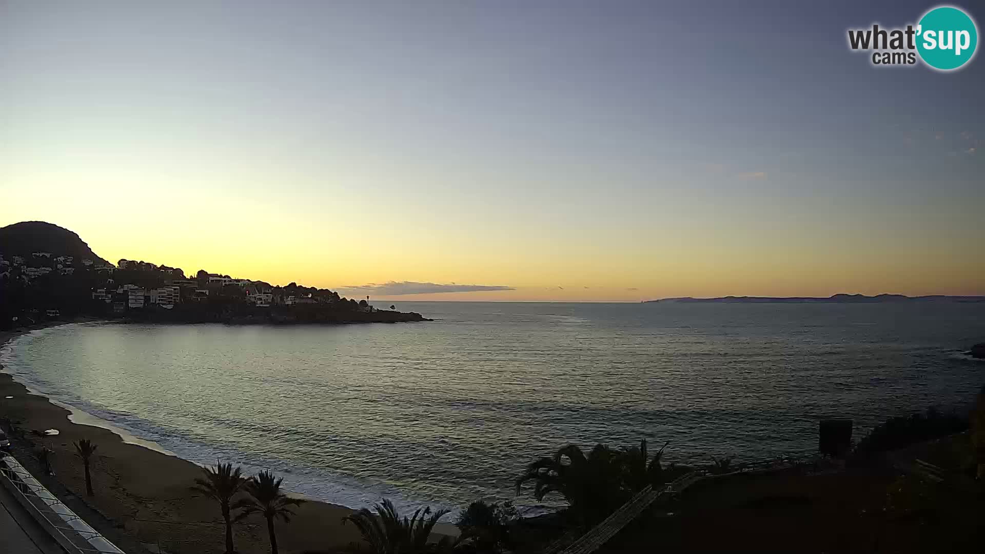 Plage de l’Almadrava Livecam Roses – Costa Brava – Espagne