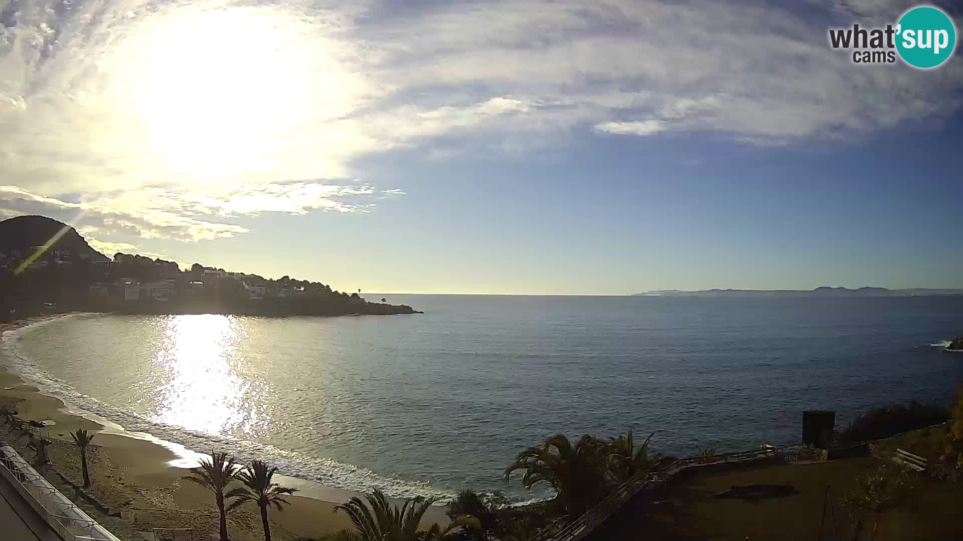 Plage de l’Almadrava Livecam Roses – Costa Brava – Espagne