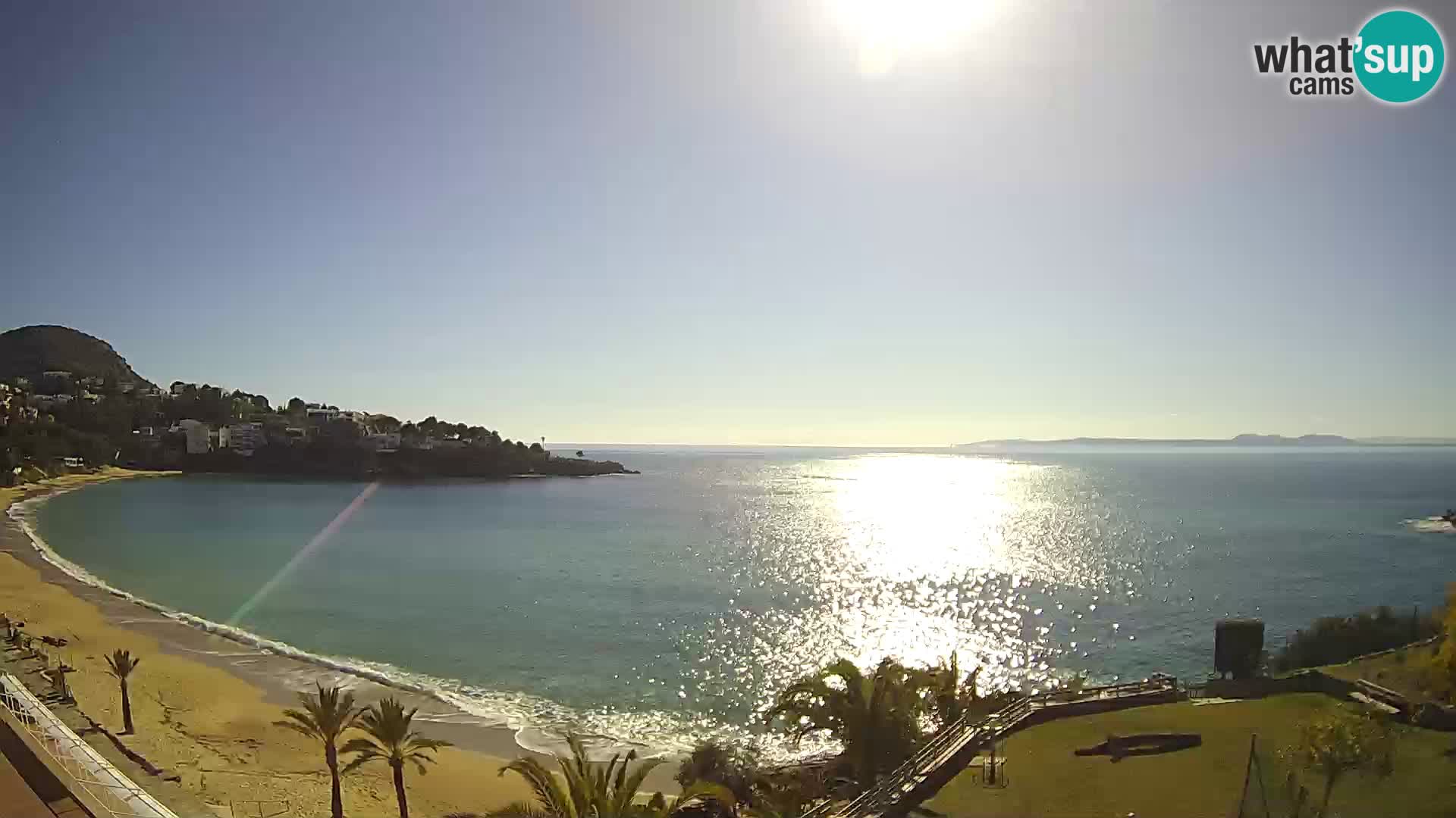 Platja de l’Almadrava Strand Webcam Roses – Costa Brava – Spanien