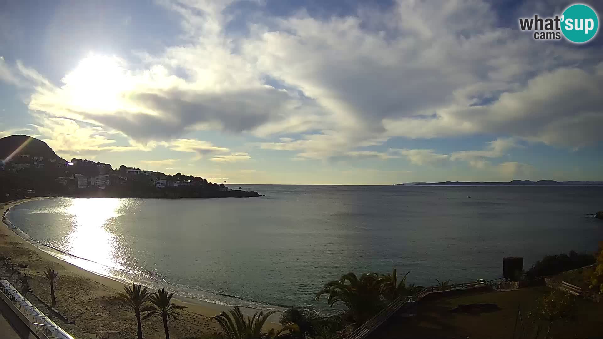 Plaža de l’Almadrava Spletna kamera Roses – Costa Brava – Španija