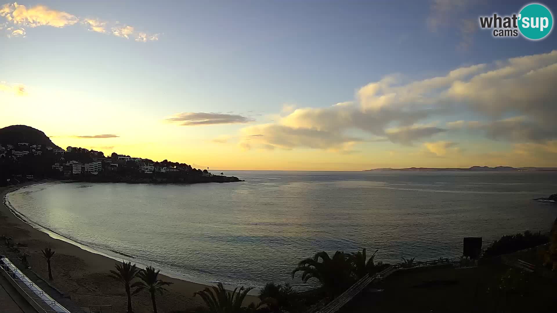 Platja de l’Almadrava Strand Webcam Roses – Costa Brava – Spanien