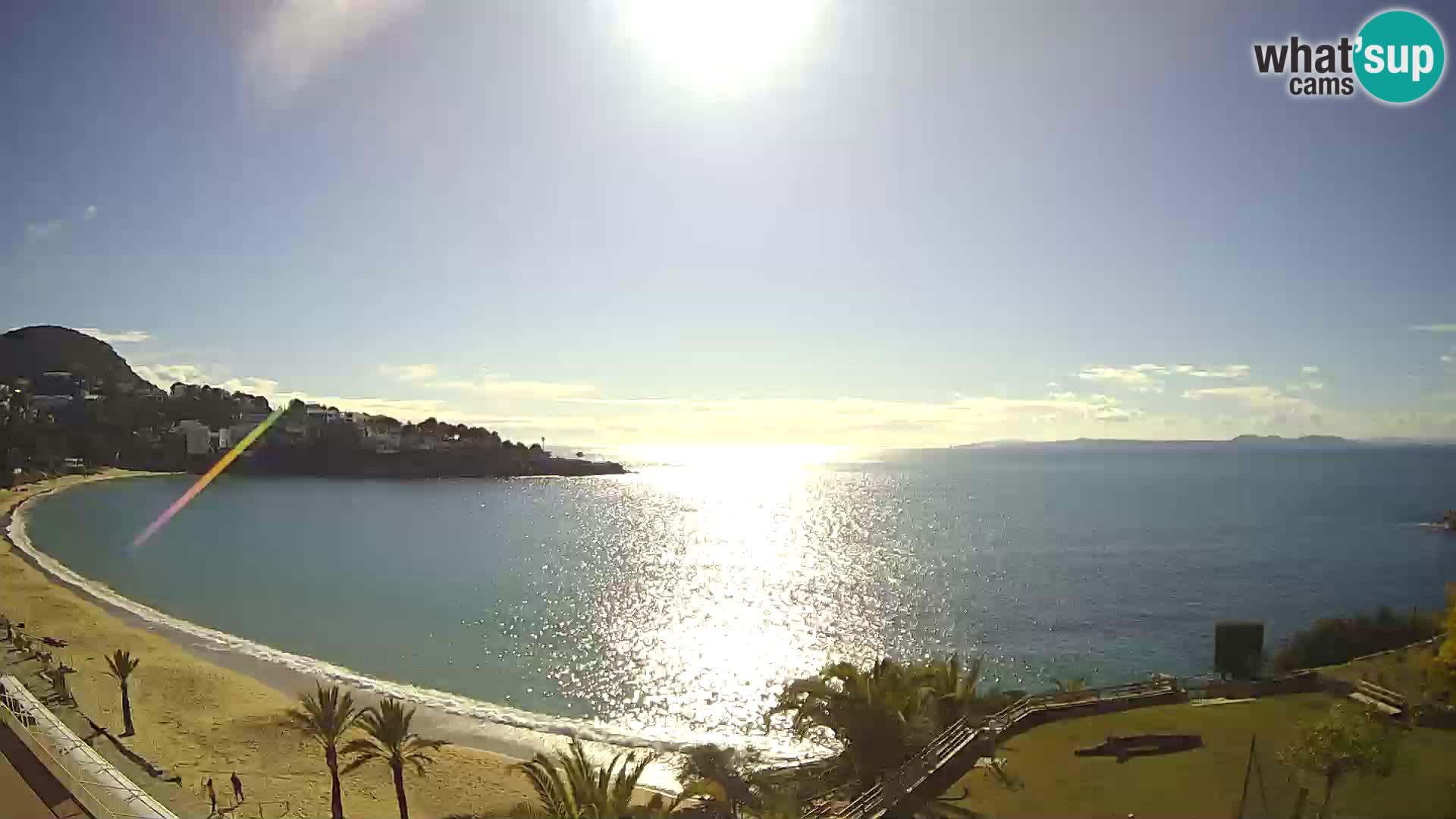 Plaža de l’Almadrava Spletna kamera Roses – Costa Brava – Španija