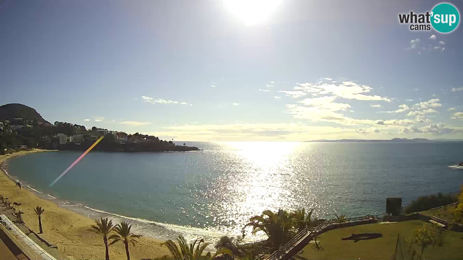 Plaža de l’Almadrava Spletna kamera Roses – Costa Brava – Španija