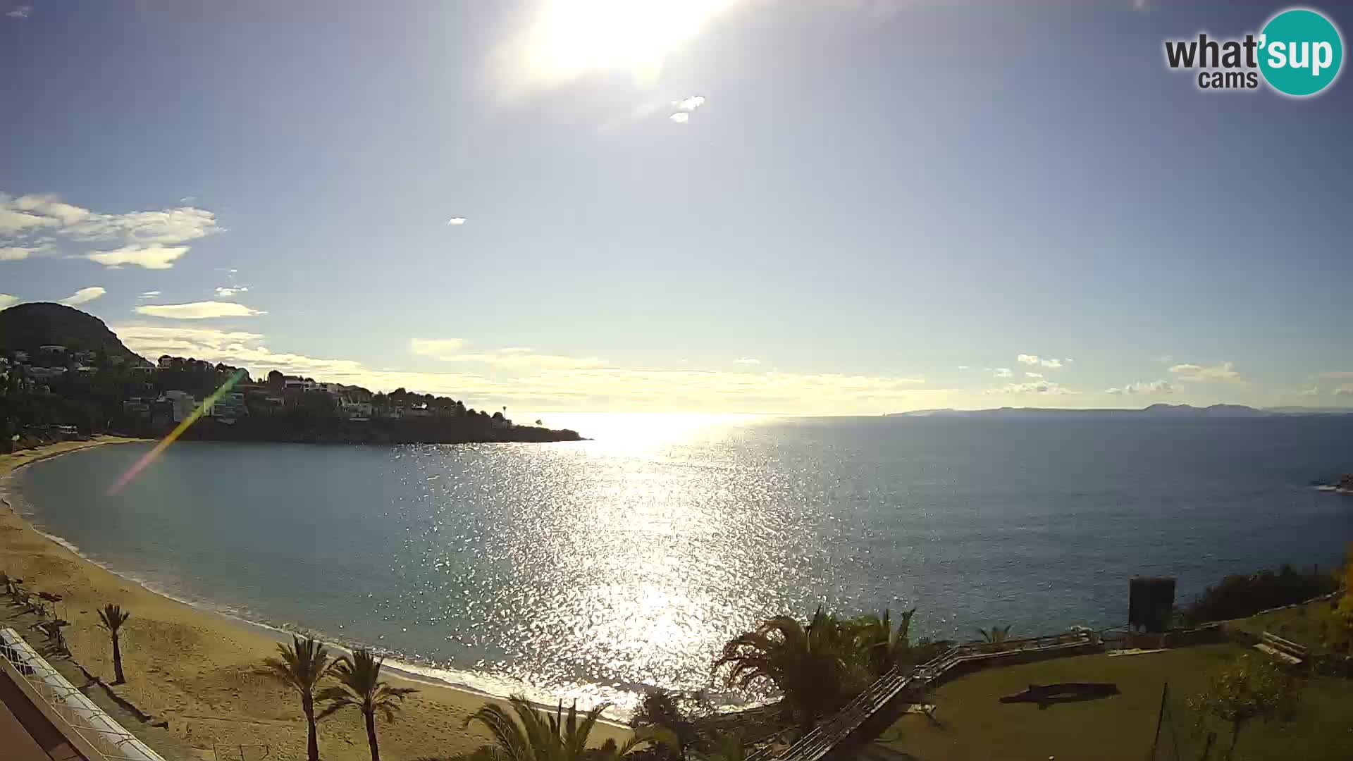 Playa de l’Almadrava camera en vivo Roses – Costa Brava – Espana