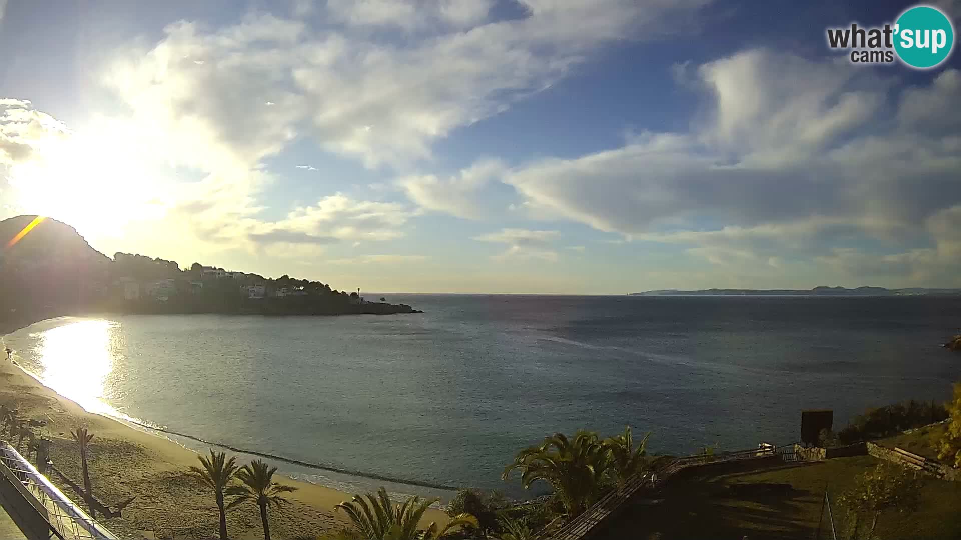 Plaža de l’Almadrava Spletna kamera Roses – Costa Brava – Španija