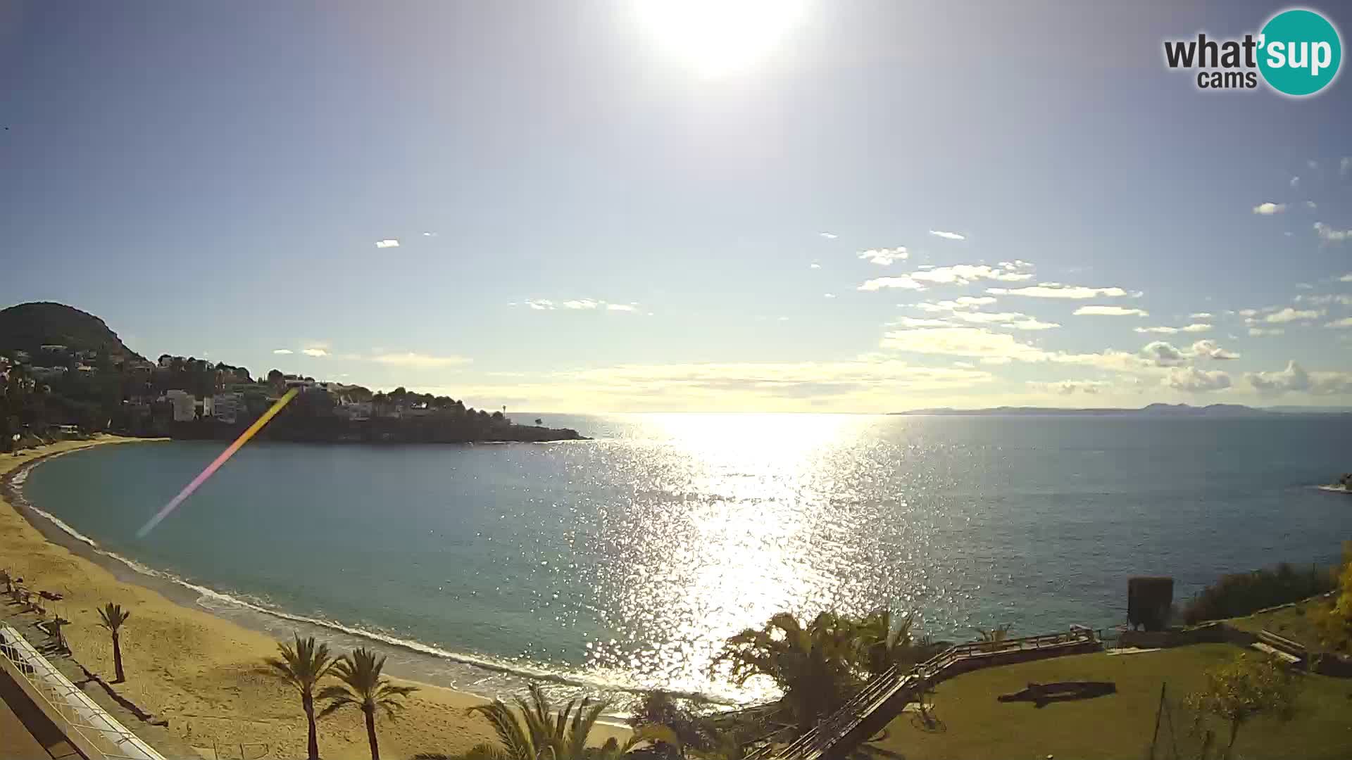 Plaža de l’Almadrava Spletna kamera Roses – Costa Brava – Španija