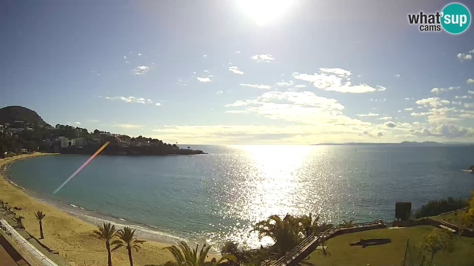 Plaža de l’Almadrava Spletna kamera Roses – Costa Brava – Španija