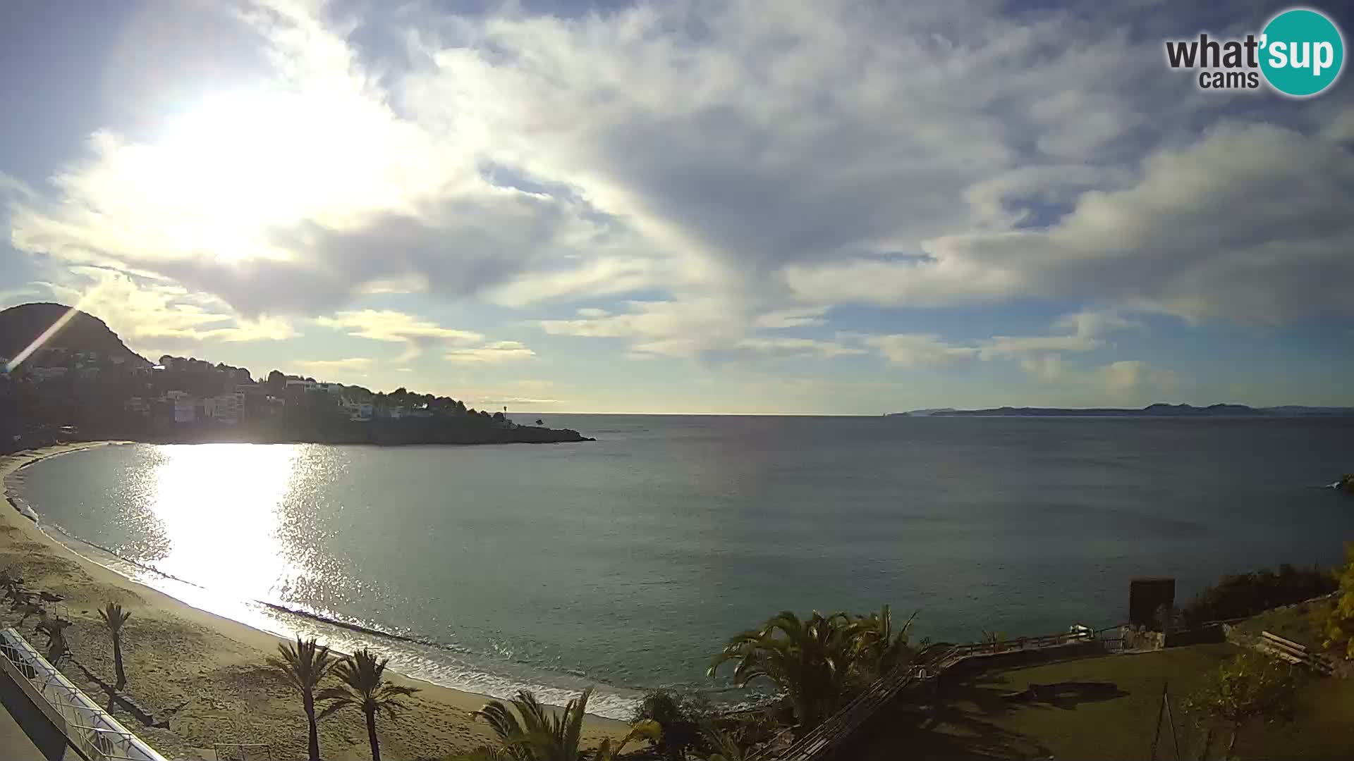 Platja de l’Almadrava Strand Webcam Roses – Costa Brava – Spanien