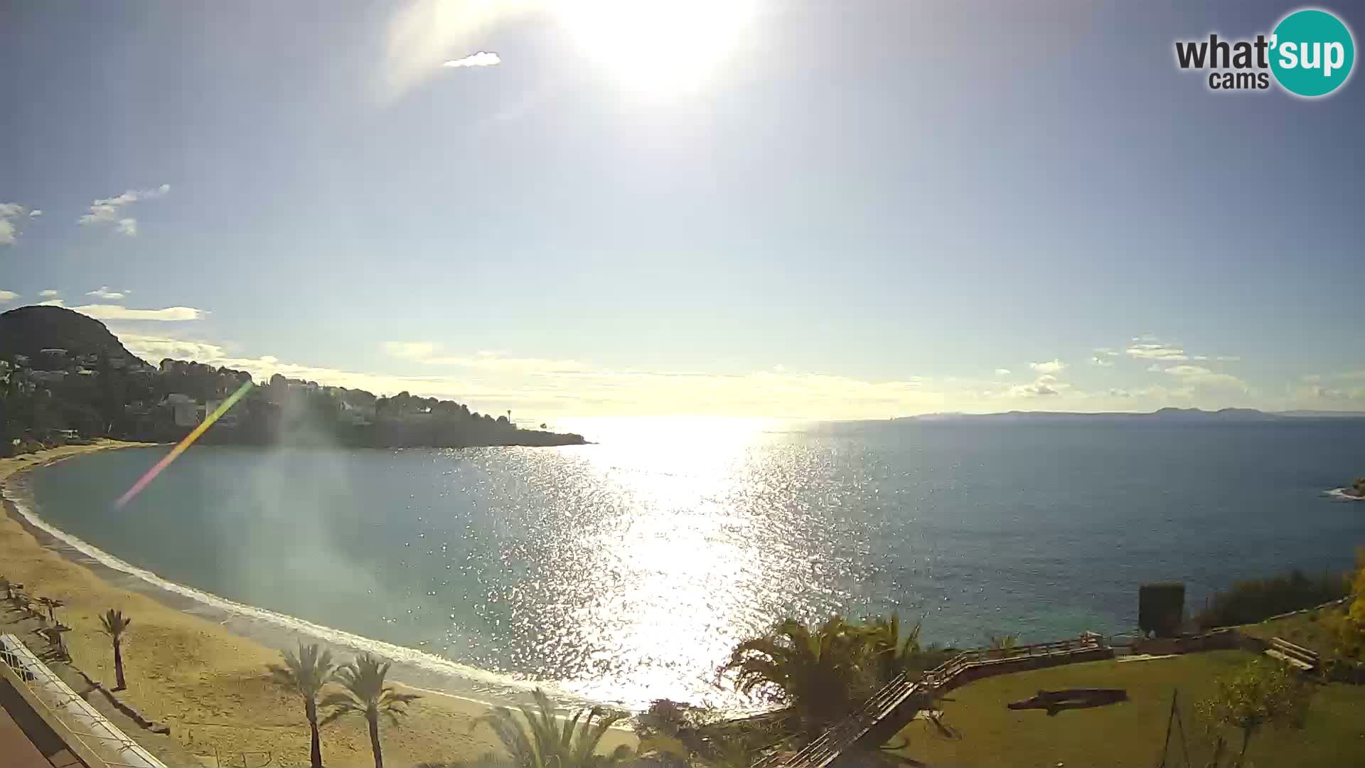 Platja de l’Almadrava Strand Webcam Roses – Costa Brava – Spanien