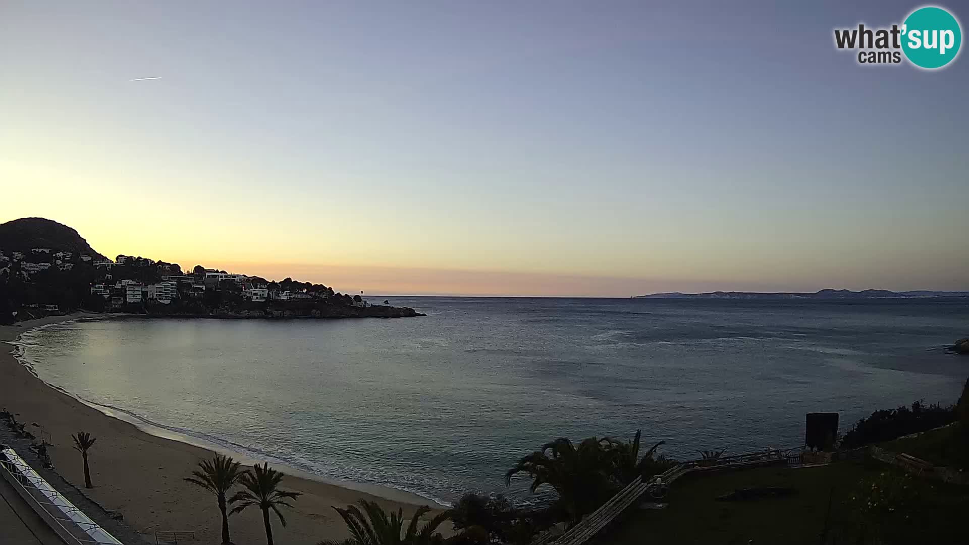 Plage de l’Almadrava Livecam Roses – Costa Brava – Espagne