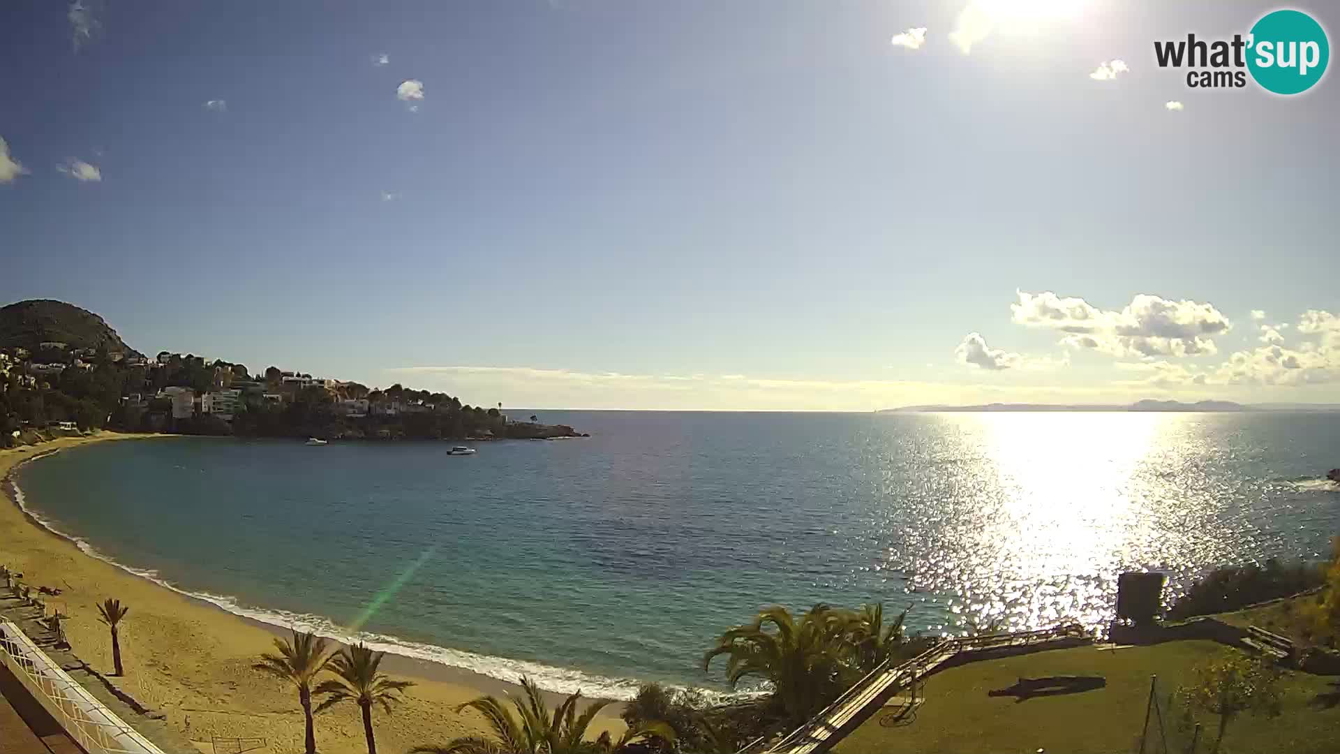 Plaža de l’Almadrava Spletna kamera Roses – Costa Brava – Španija