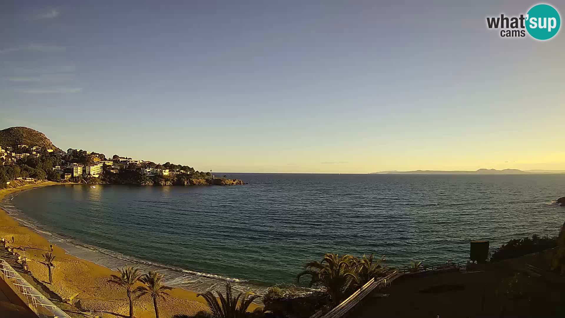 Platja de l’Almadrava Strand Webcam Roses – Costa Brava – Spanien