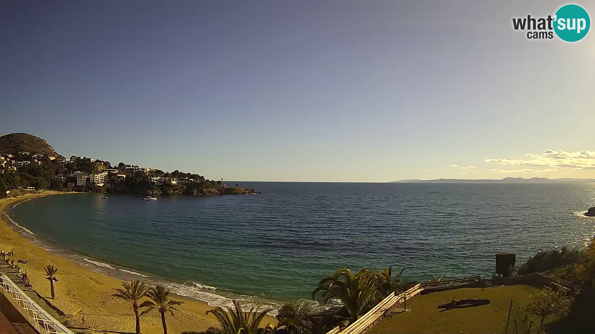 Plaža de l’Almadrava Spletna kamera Roses – Costa Brava – Španija