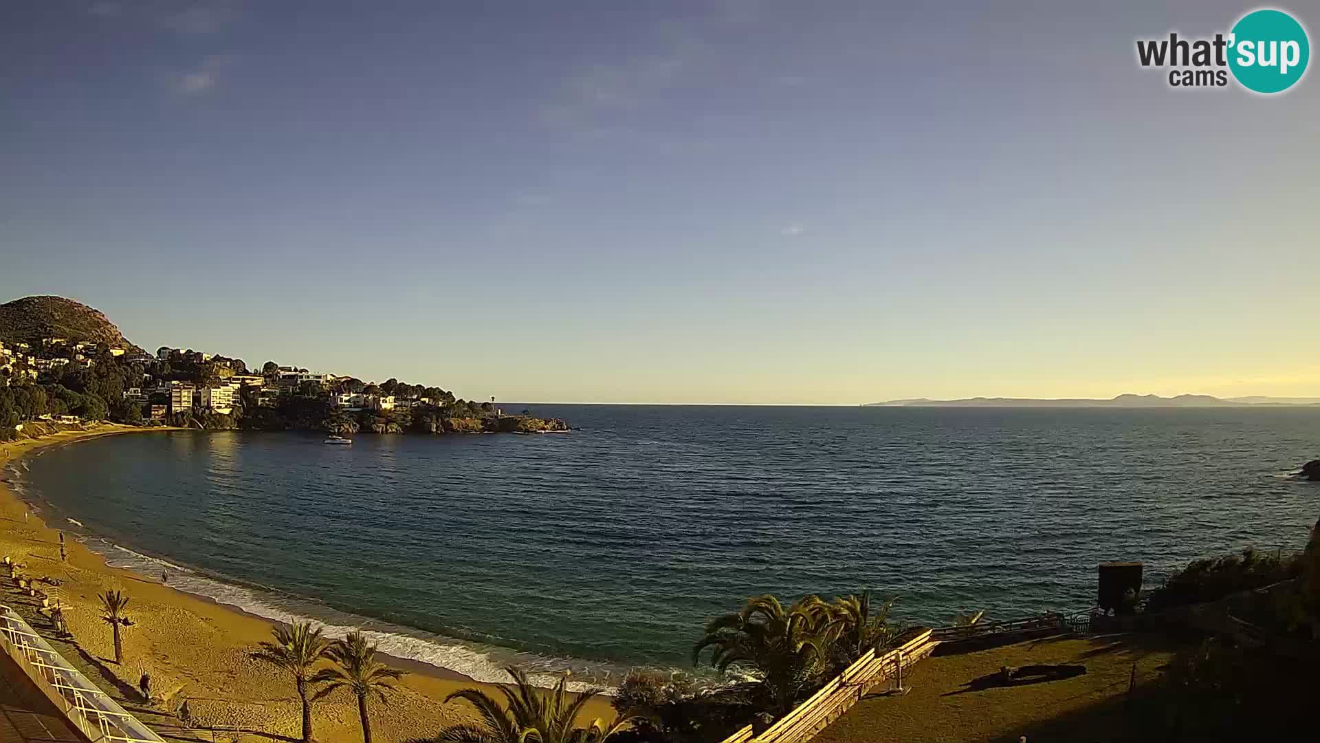 Playa de l’Almadrava camera en vivo Roses – Costa Brava – Espana