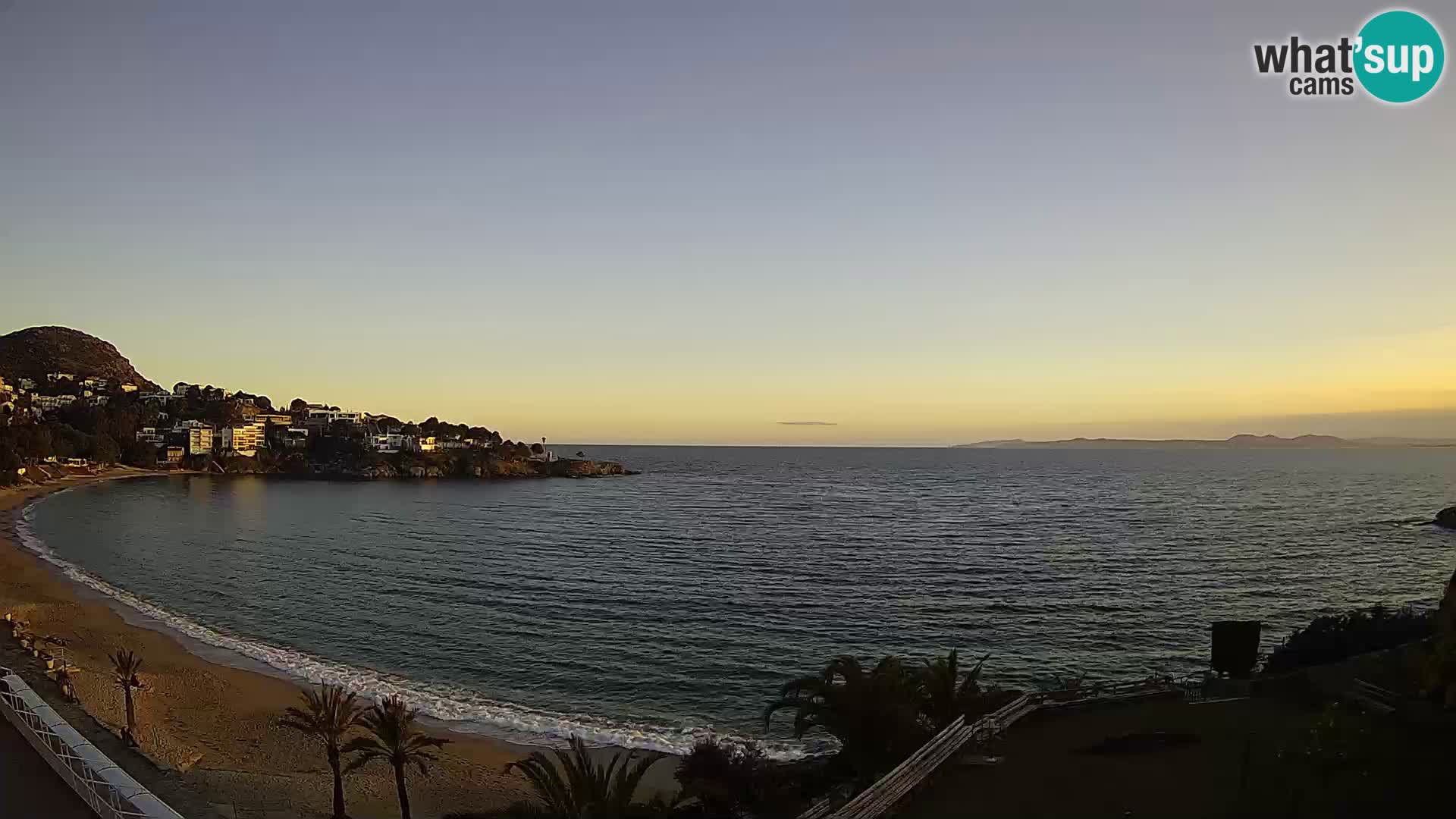 Plaža de l’Almadrava Spletna kamera Roses – Costa Brava – Španija