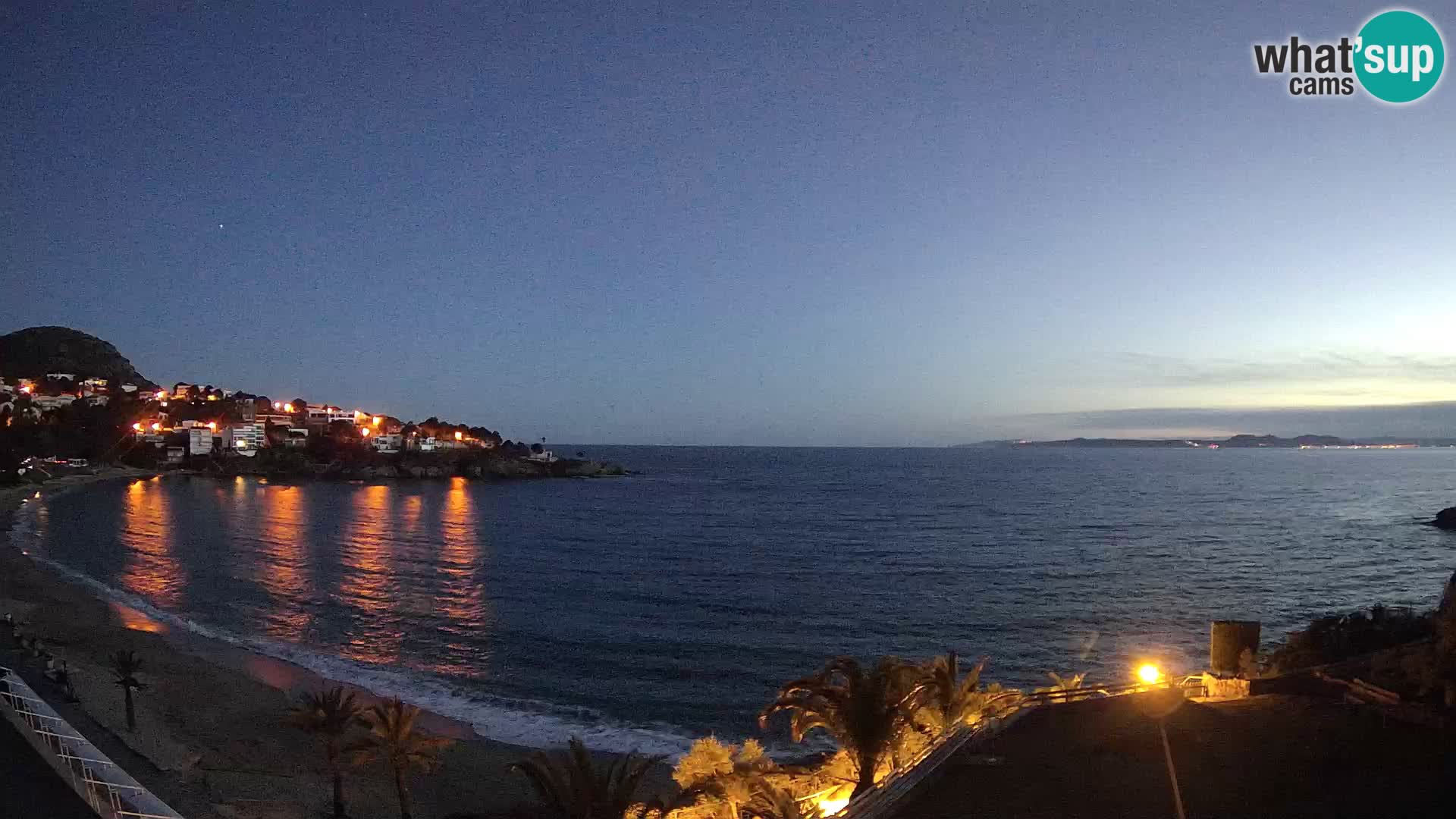 Playa de l’Almadrava camera en vivo Roses – Costa Brava – Espana