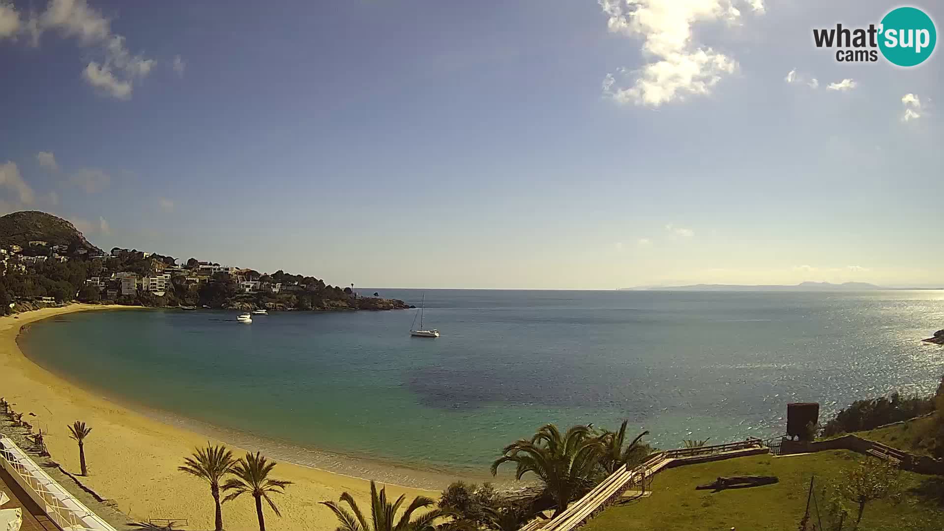 Plage de l’Almadrava Livecam Roses – Costa Brava – Espagne