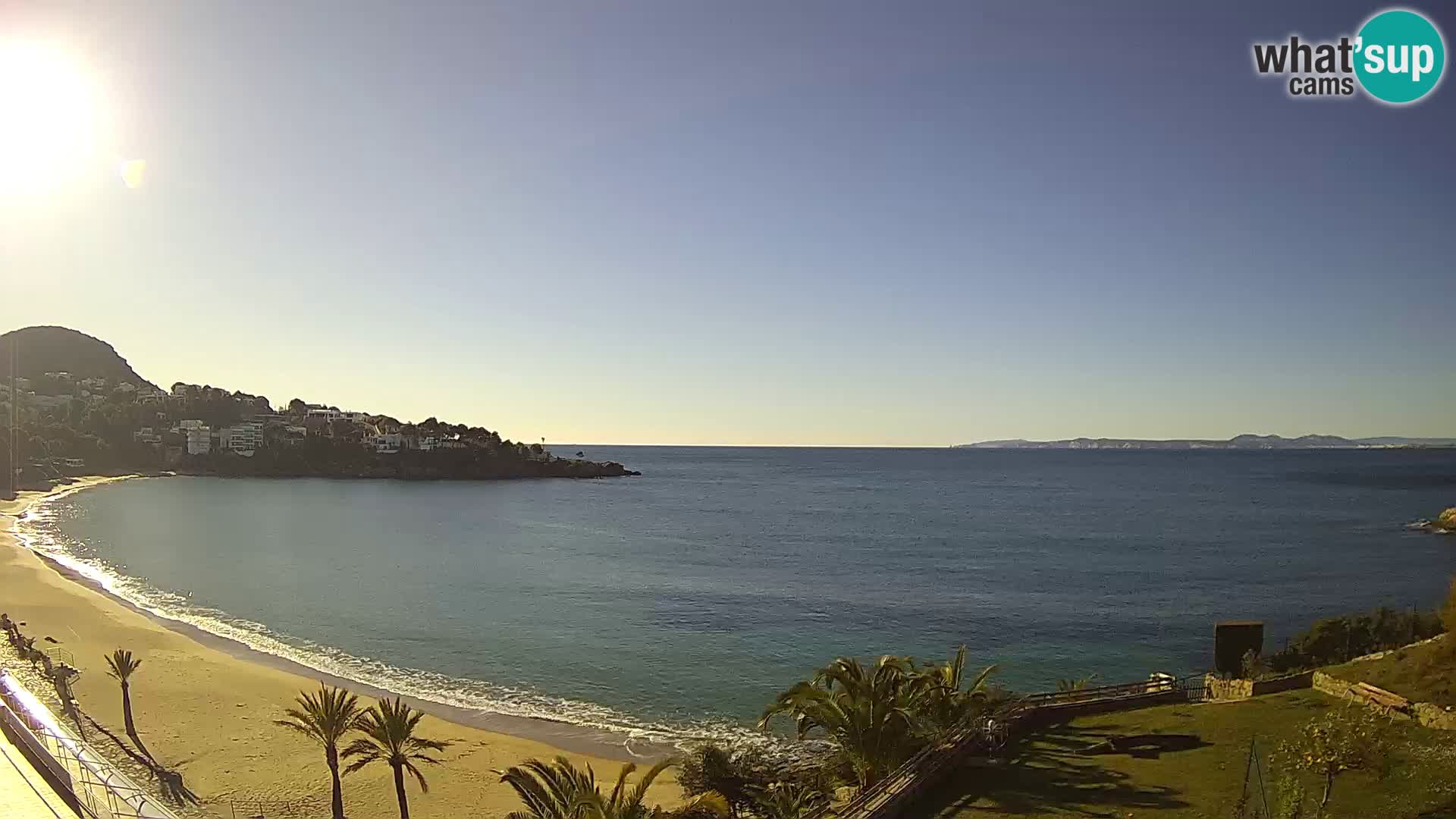 Playa de l’Almadrava camera en vivo Roses – Costa Brava – Espana