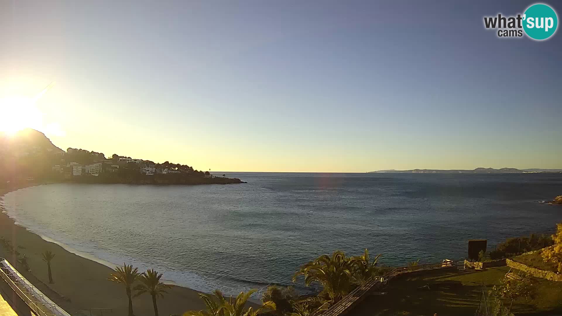 Plage de l’Almadrava Livecam Roses – Costa Brava – Espagne