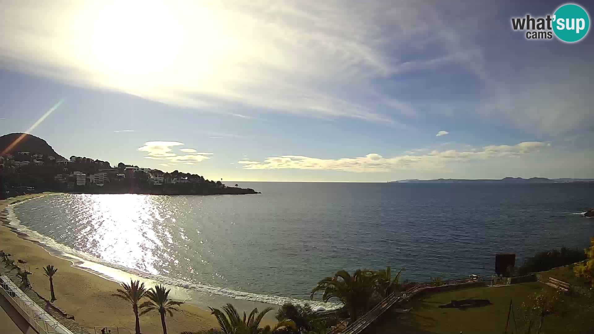 Plage de l’Almadrava Livecam Roses – Costa Brava – Espagne