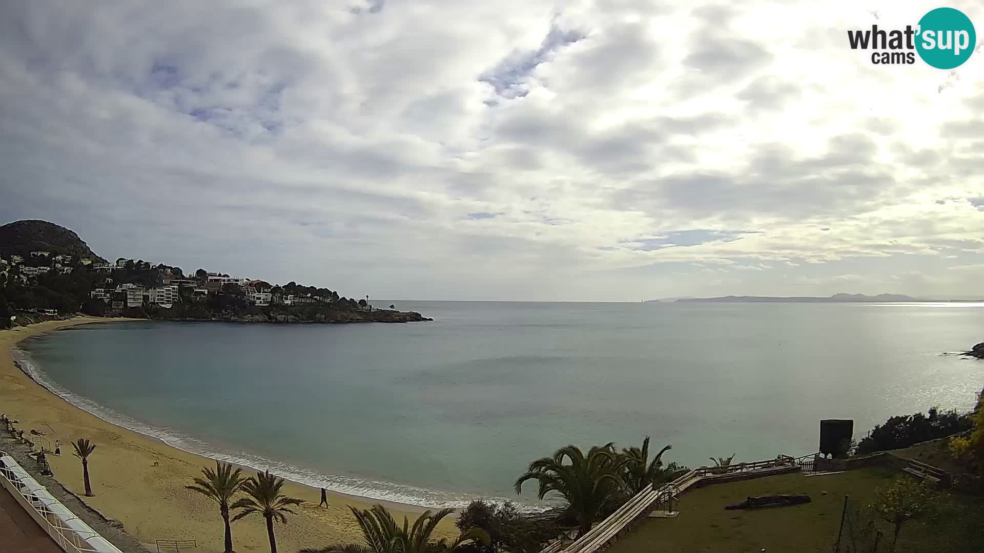 Playa de l’Almadrava camera en vivo Roses – Costa Brava – Espana