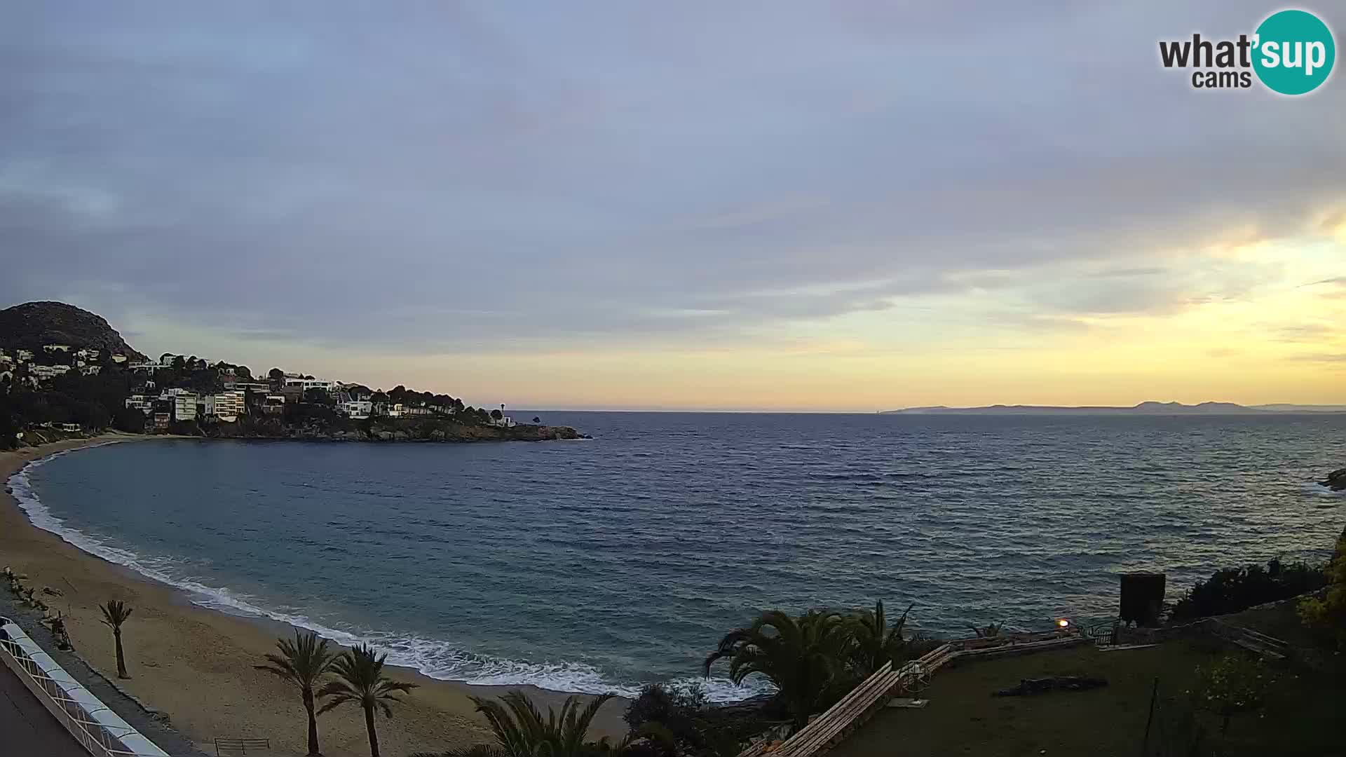 Platja de l’Almadrava Strand Webcam Roses – Costa Brava – Spanien