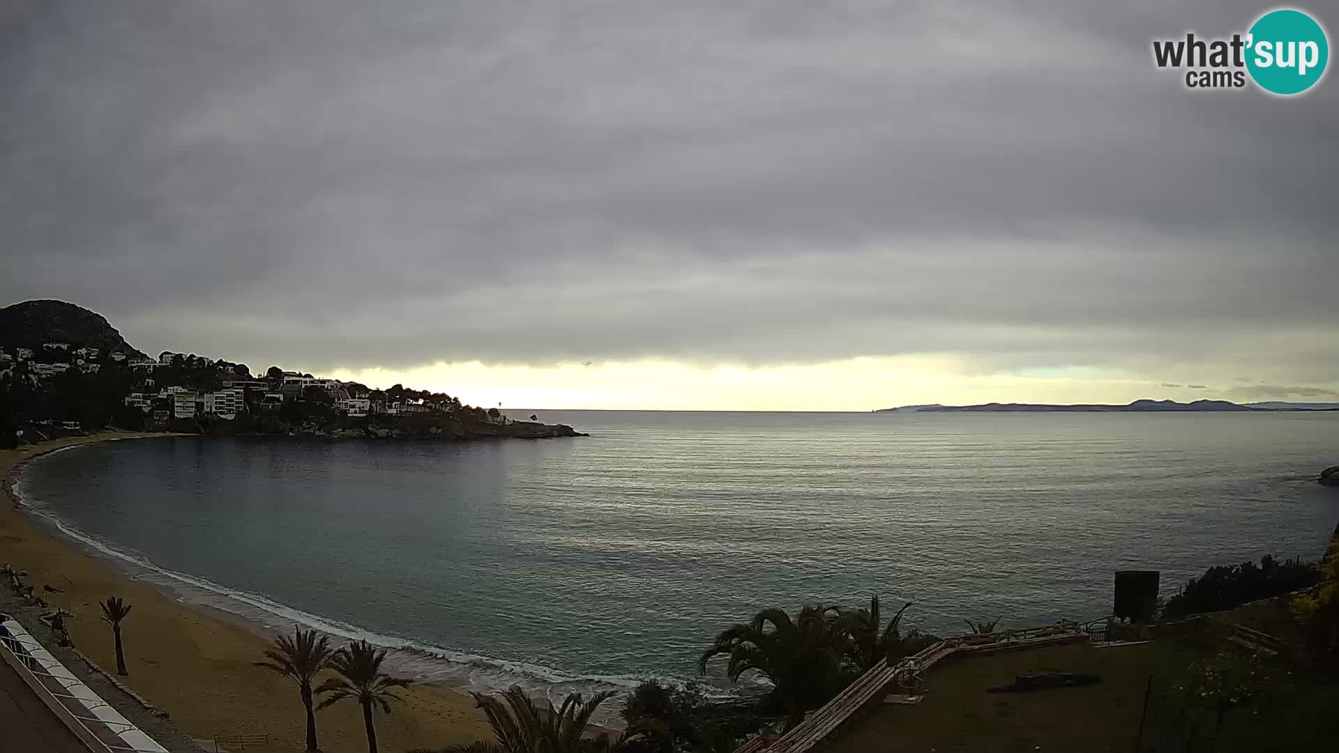 Playa de l’Almadrava camera en vivo Roses – Costa Brava – Espana