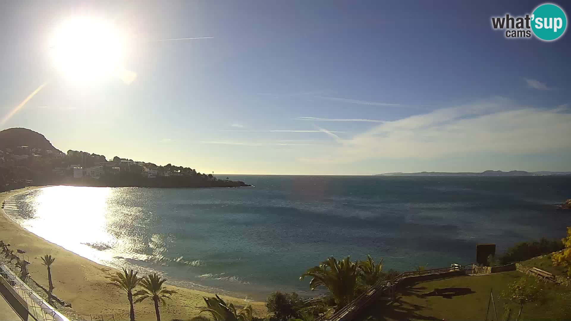 Plage de l’Almadrava Livecam Roses – Costa Brava – Espagne