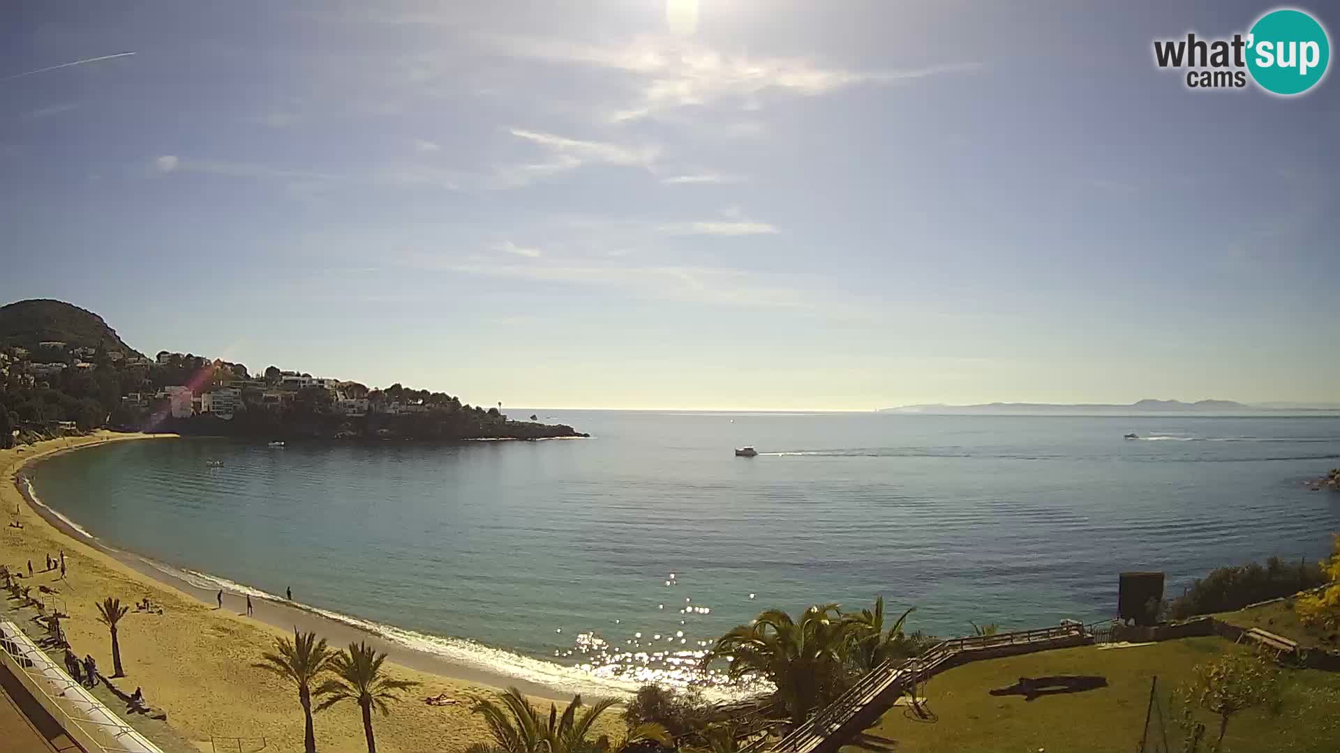 Playa de l’Almadrava camera en vivo Roses – Costa Brava – Espana