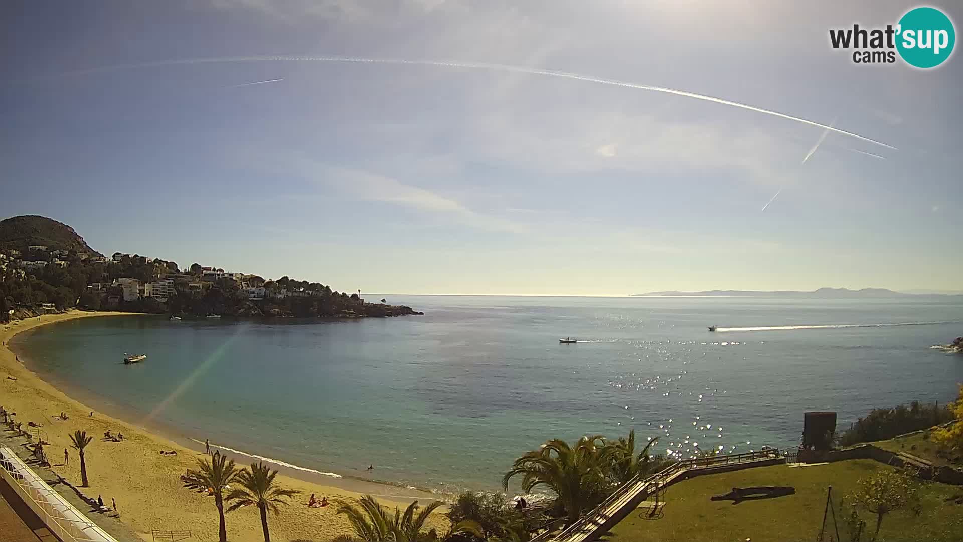 Platja de l’Almadrava Strand Webcam Roses – Costa Brava – Spanien