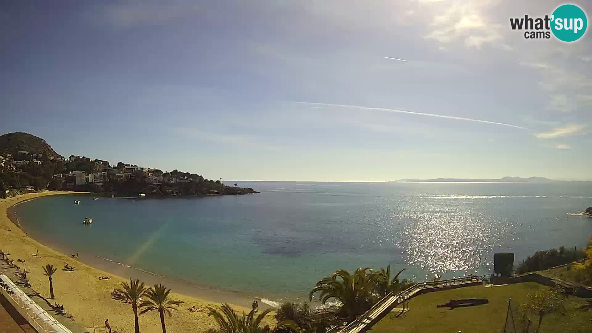 Playa de l’Almadrava camera en vivo Roses – Costa Brava – Espana