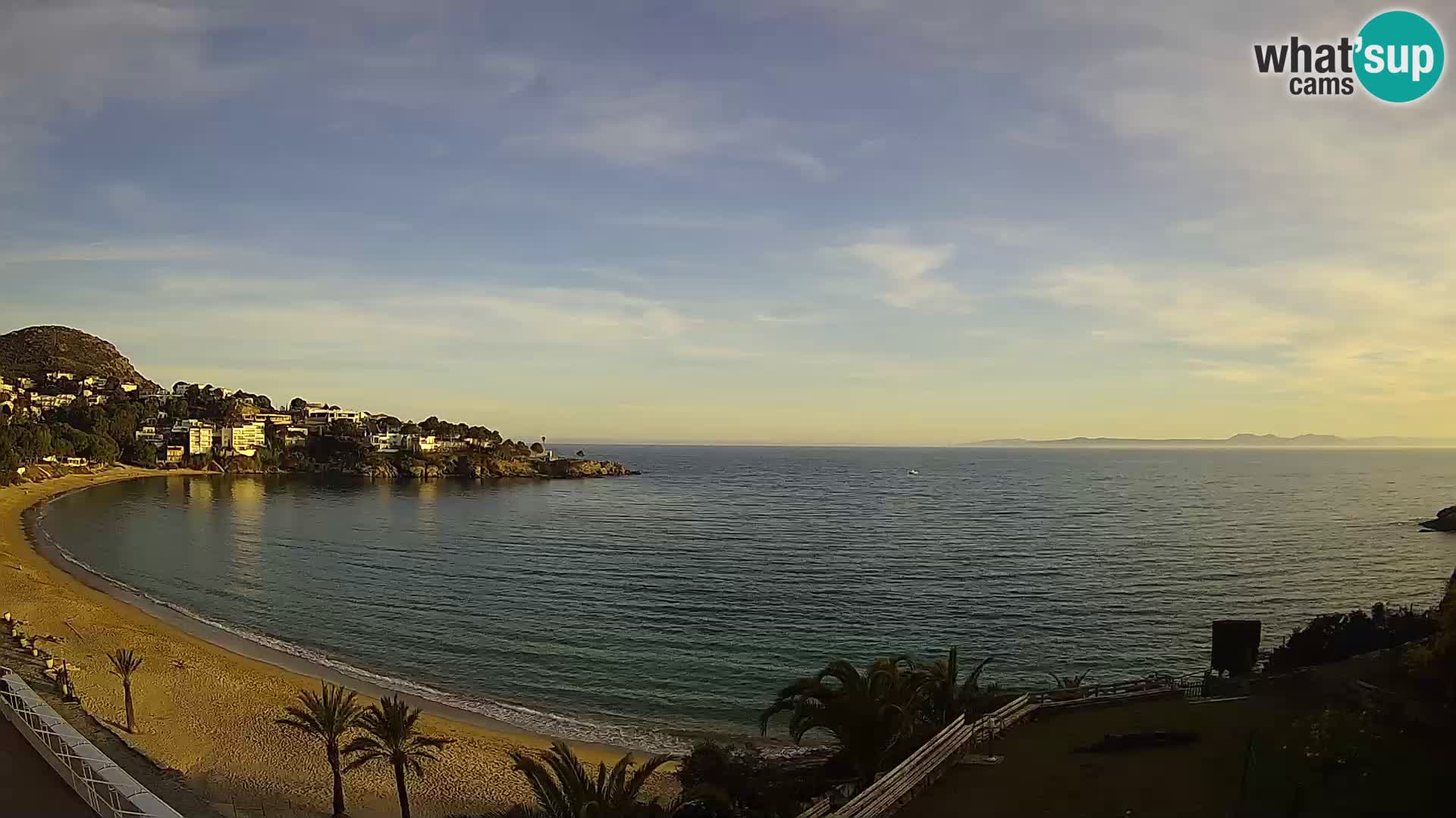 Platja de l’Almadrava Spiaggia Live Webcam Roses – Costa Brava – Spagna
