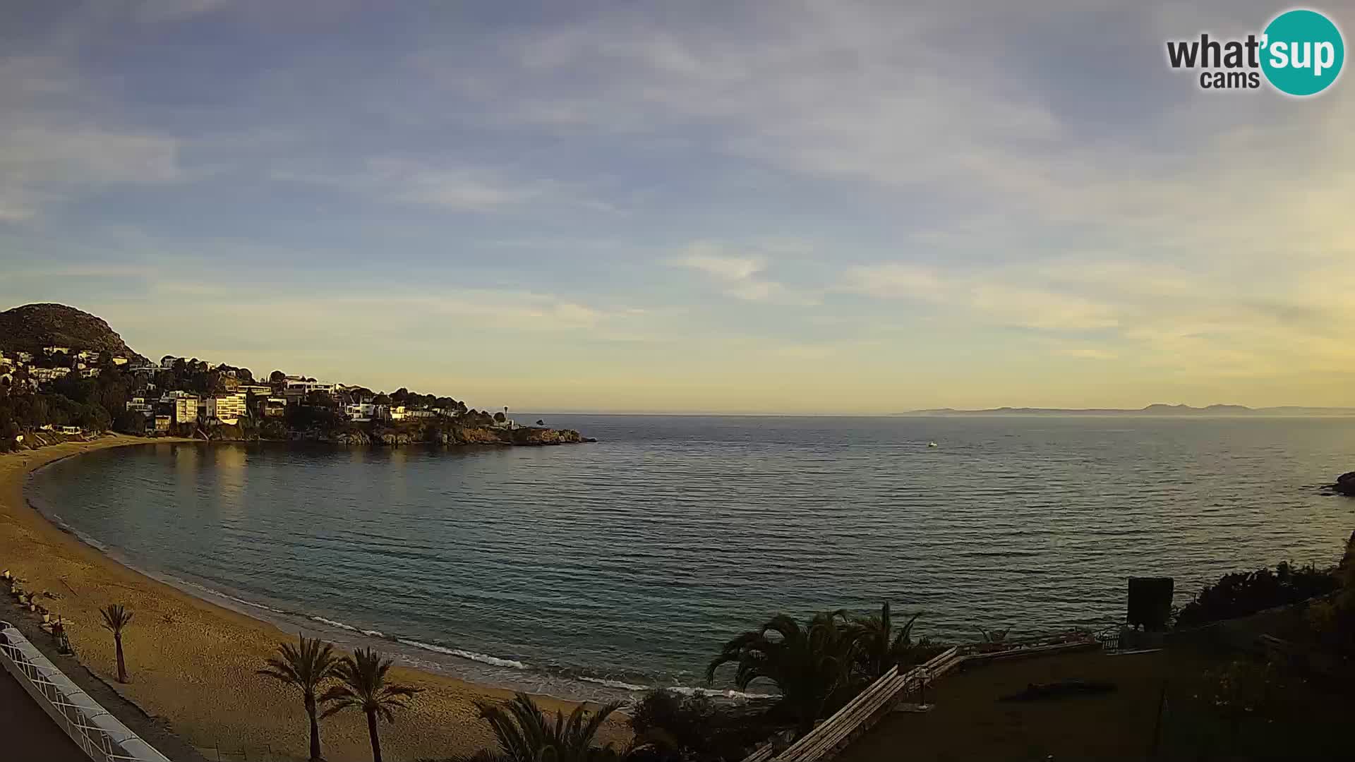 Playa de l’Almadrava camera en vivo Roses – Costa Brava – Espana
