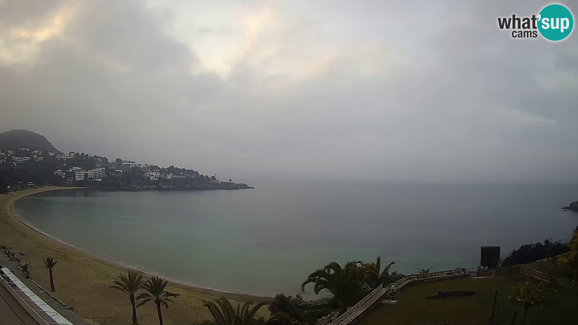 Playa de l’Almadrava camera en vivo Roses – Costa Brava – Espana