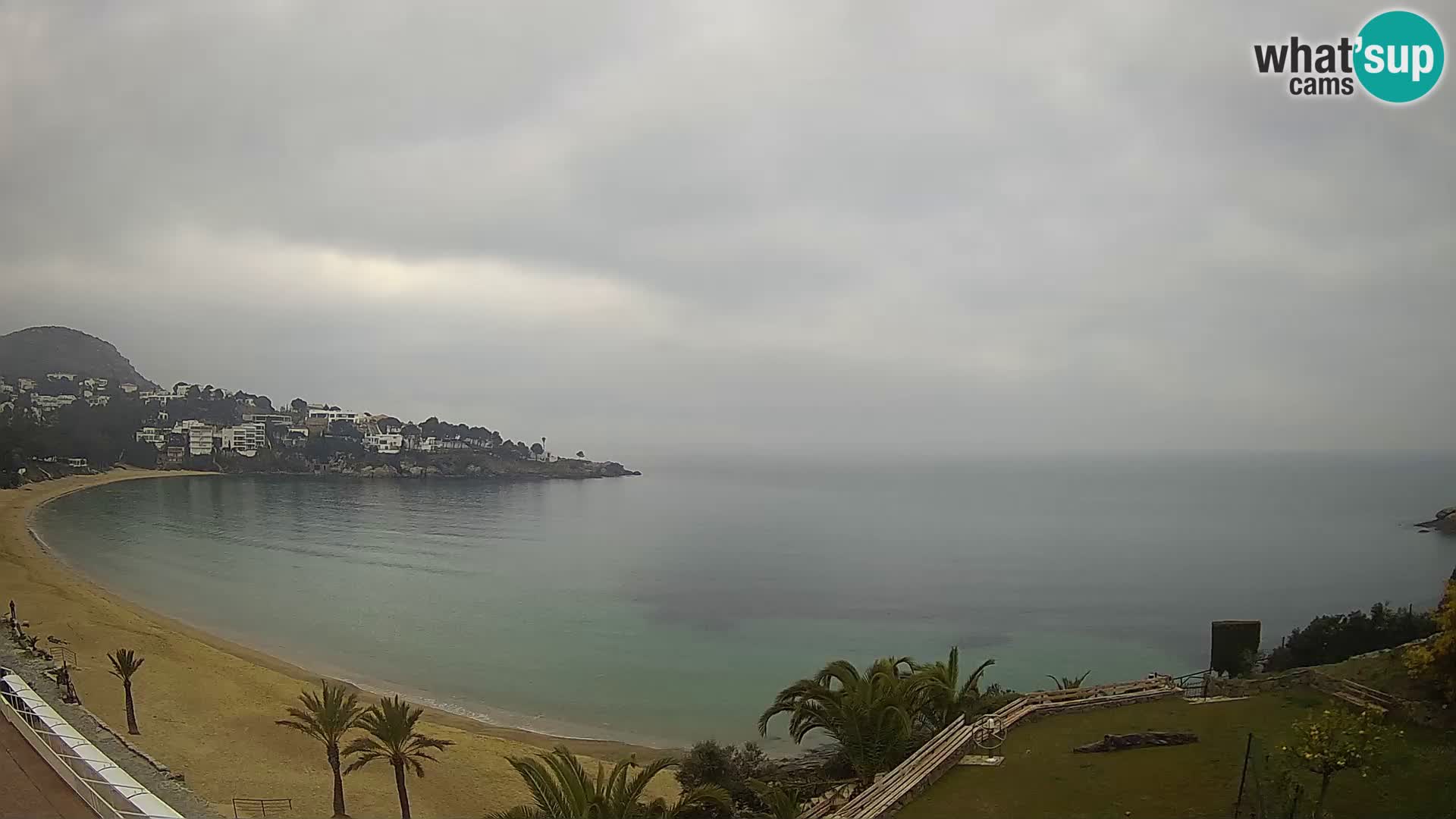 Platja de l’Almadrava beach Live Webcam Roses – Costa Brava – Spain