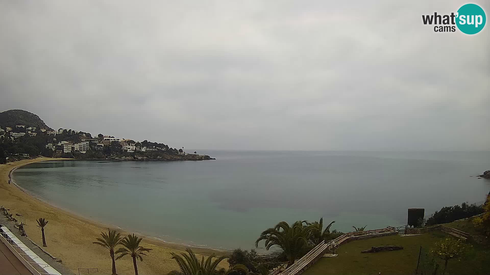 Platja de l’Almadrava beach Live Webcam Roses – Costa Brava – Spain