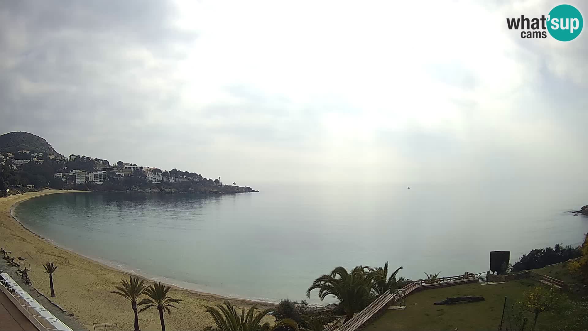 Plaža de l’Almadrava Spletna kamera Roses – Costa Brava – Španija