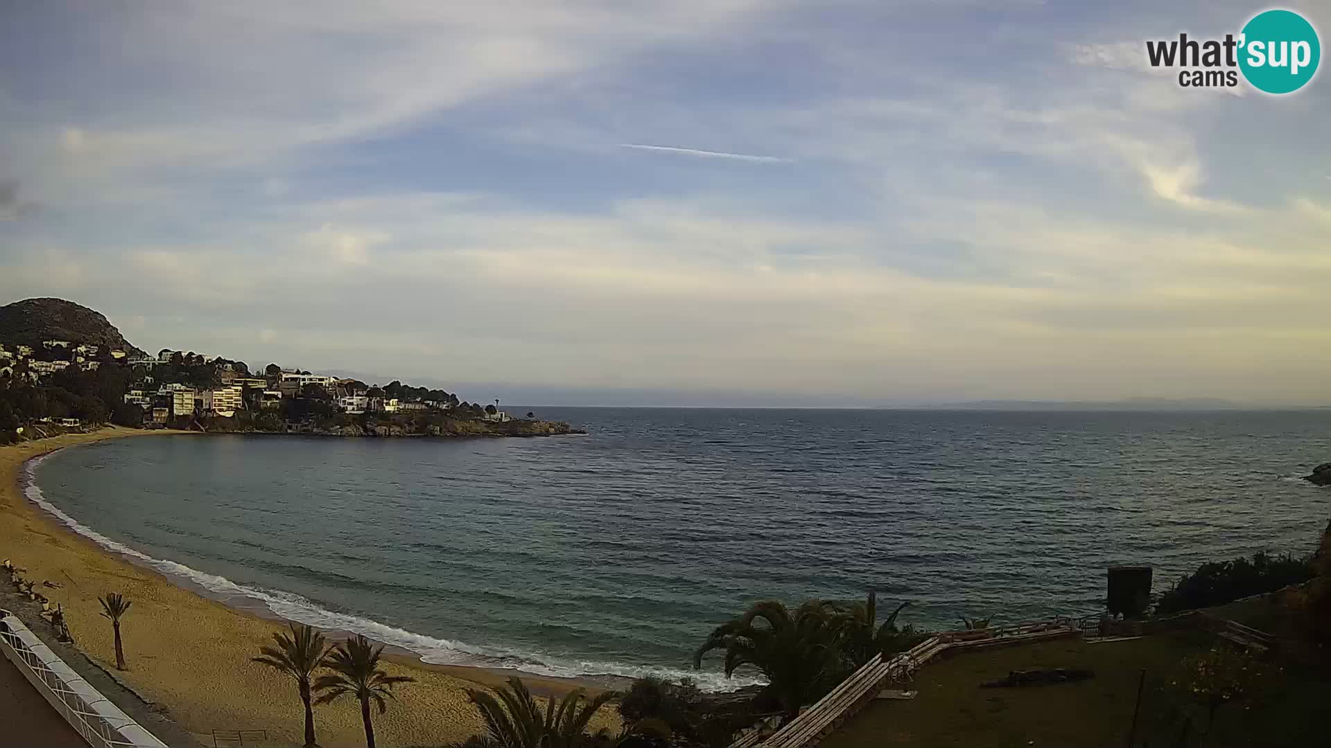 Platja de l’Almadrava beach Live Webcam Roses – Costa Brava – Spain