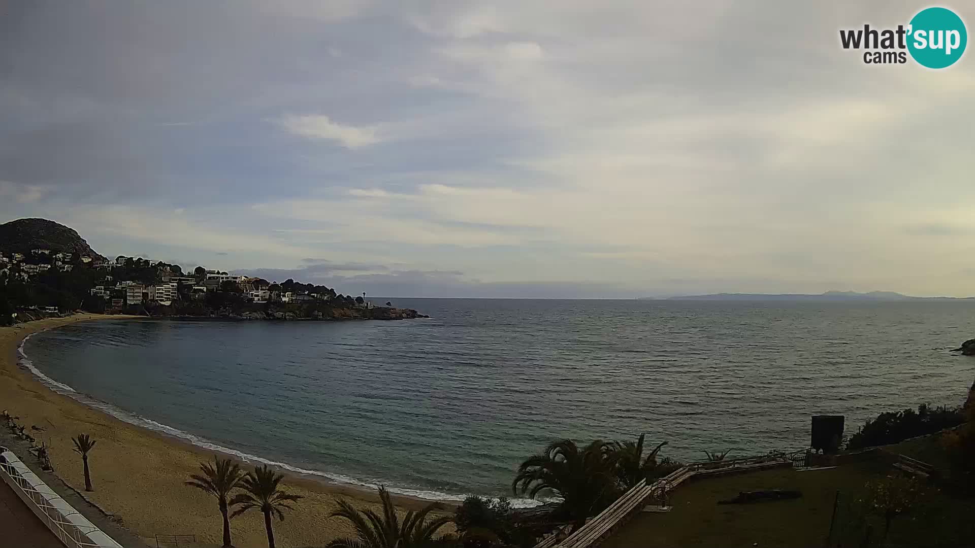 Plaža de l’Almadrava Spletna kamera Roses – Costa Brava – Španija