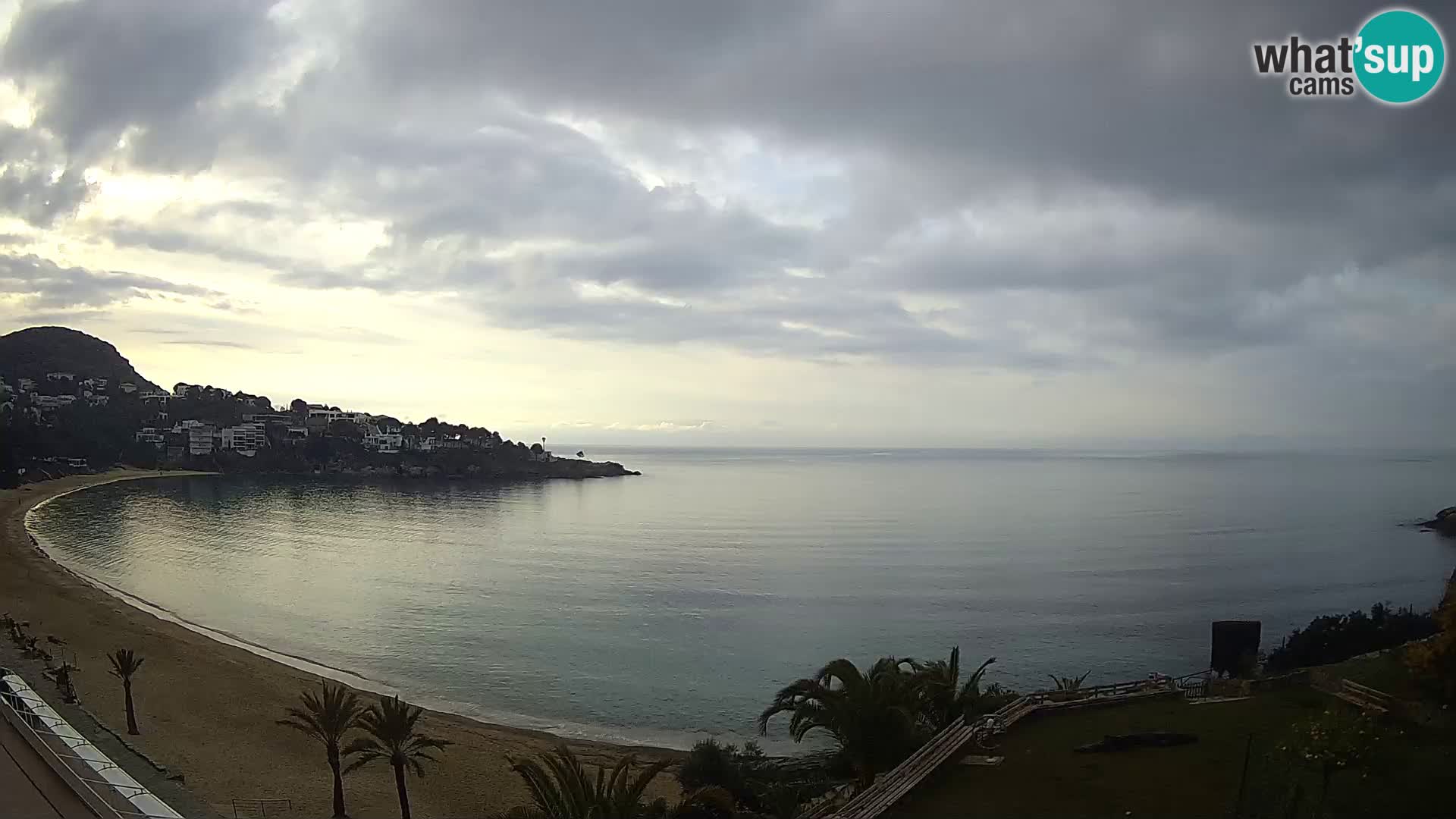 Platja de l’Almadrava Strand Webcam Roses – Costa Brava – Spanien
